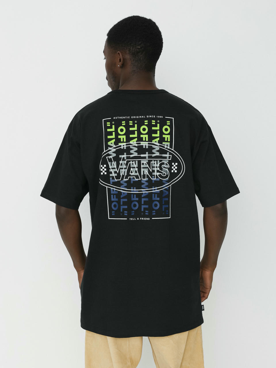 Vans Off The Wall Repeat Dna Logo T-shirt (black)