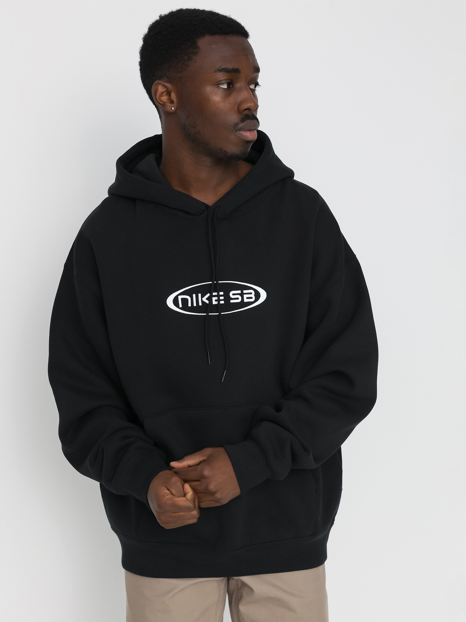Nike SB HBR HD Hoodie black (black/white)