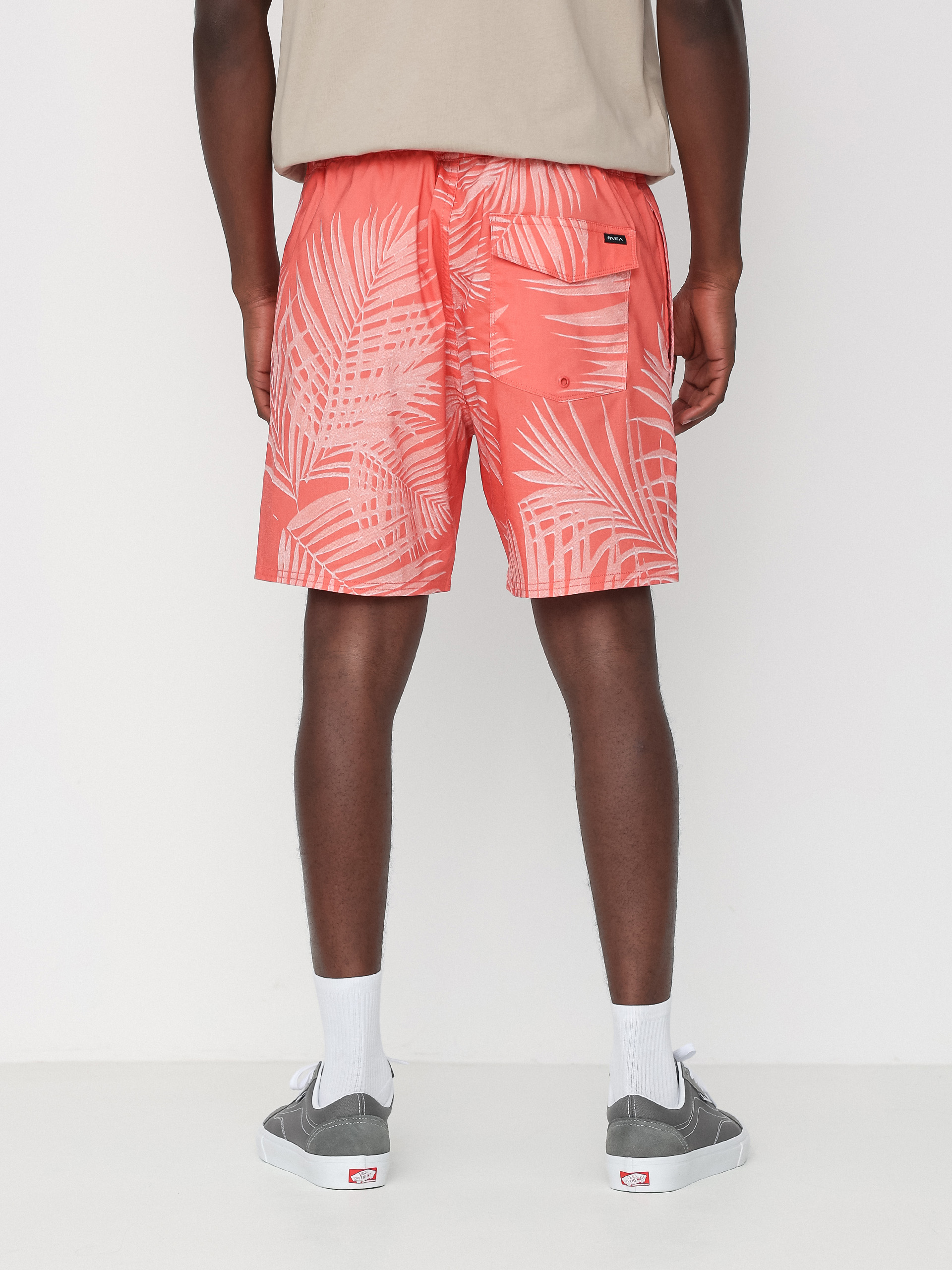 RVCA Barnes Elastic Boardshorts (fiesta/solid)