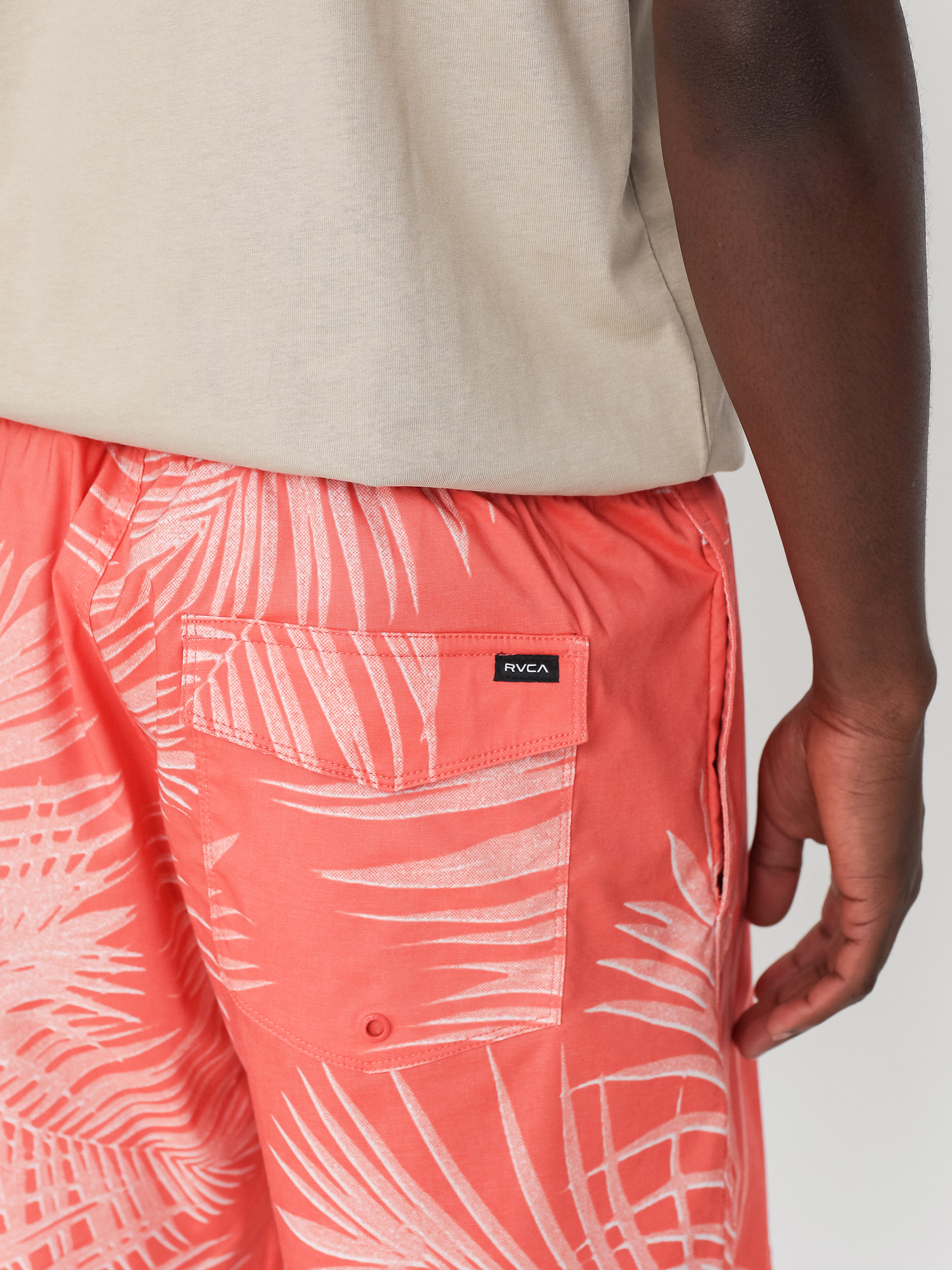 RVCA Barnes Elastic Boardshorts (fiesta/solid)