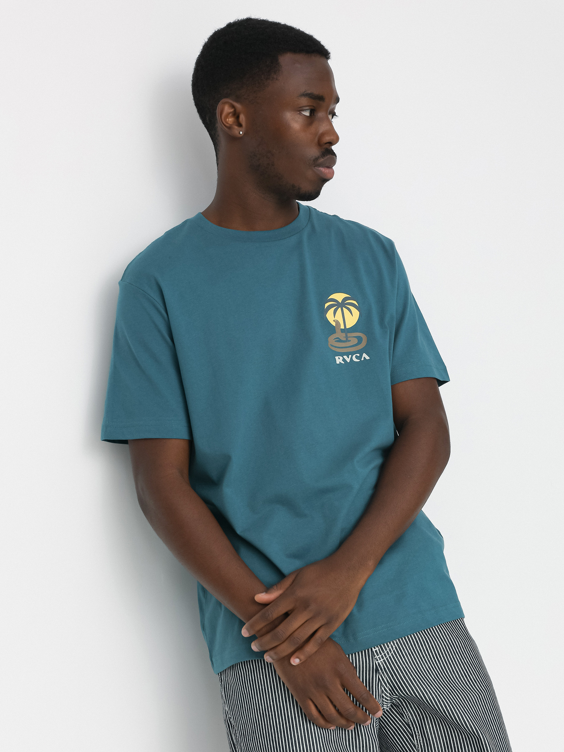 RVCA Cobra Mirage T-Shirt (duck blue)