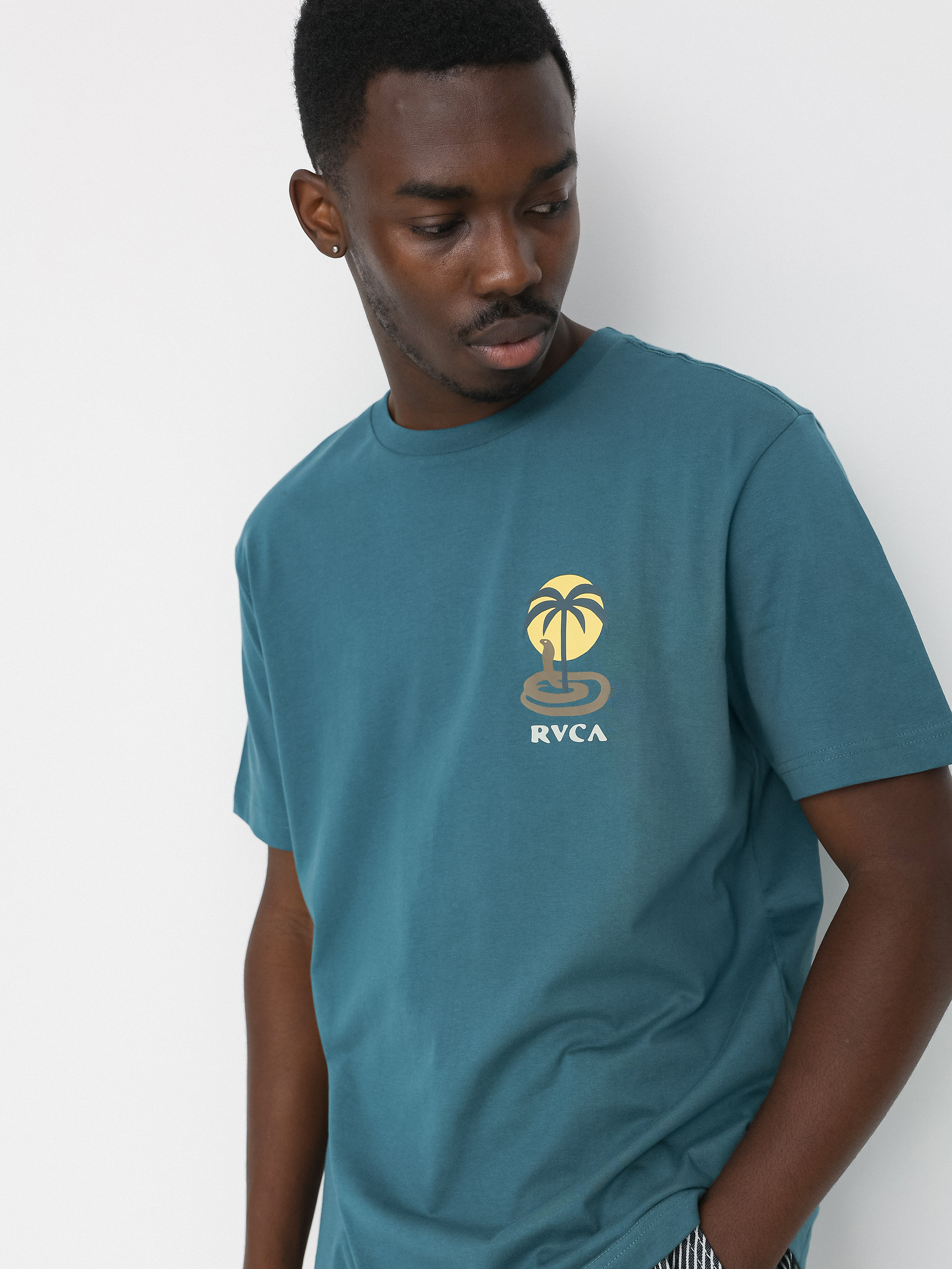 RVCA Cobra Mirage T-Shirt (duck blue)