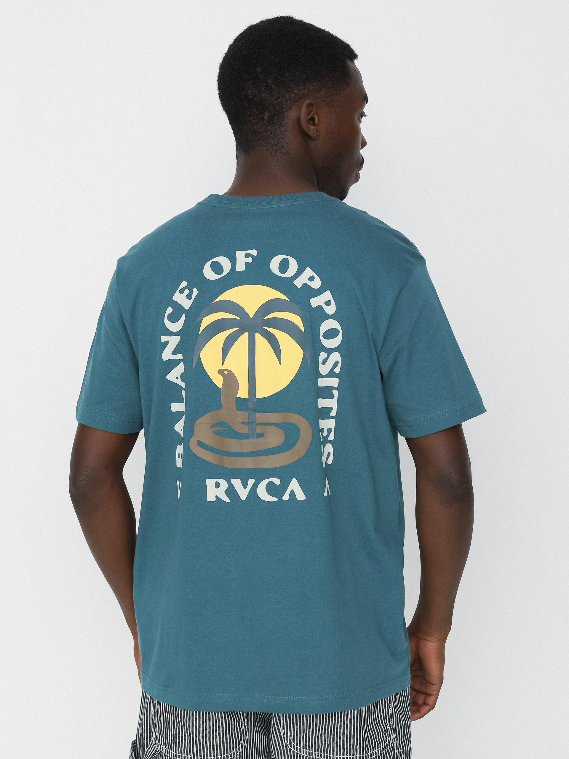 RVCA Cobra Mirage T-Shirt (duck blue)