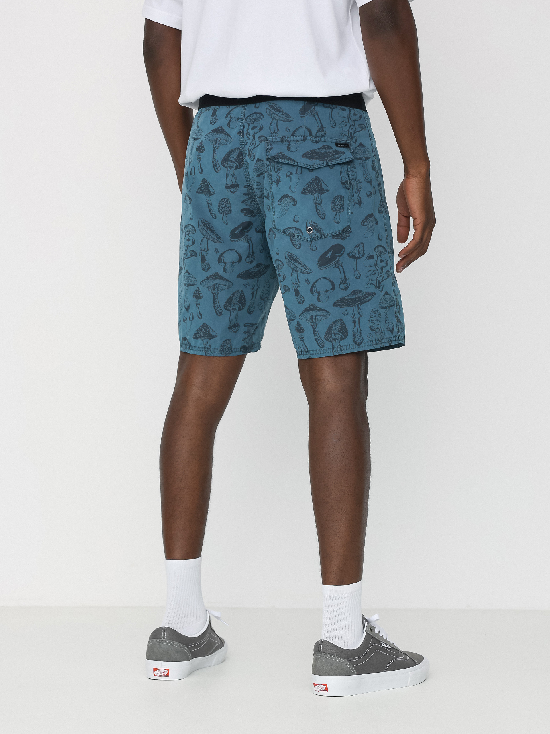 RVCA Mushy Trunk Boardshorts (mallard blue/solid)