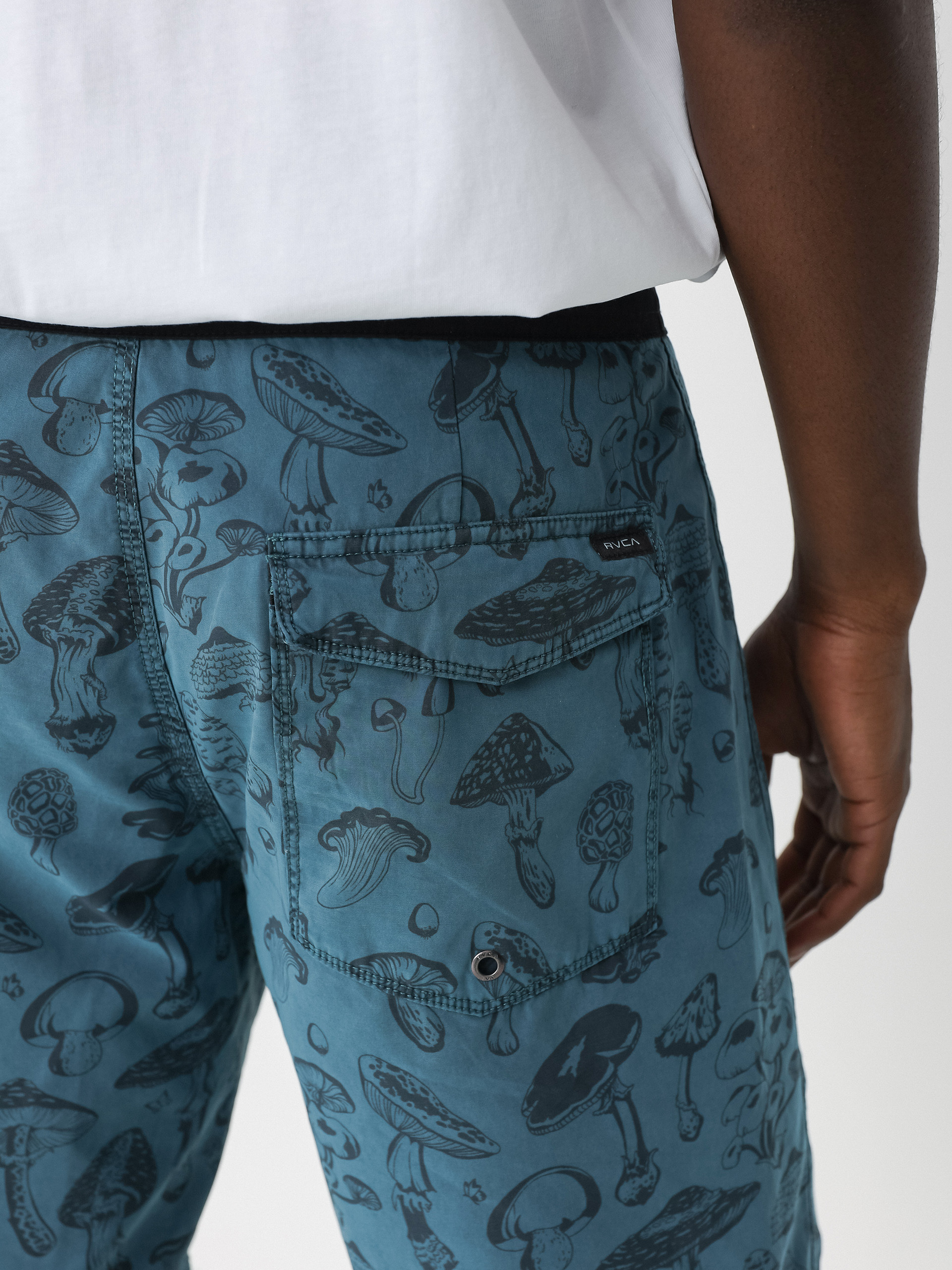 RVCA Mushy Trunk Boardshorts (mallard blue/solid)