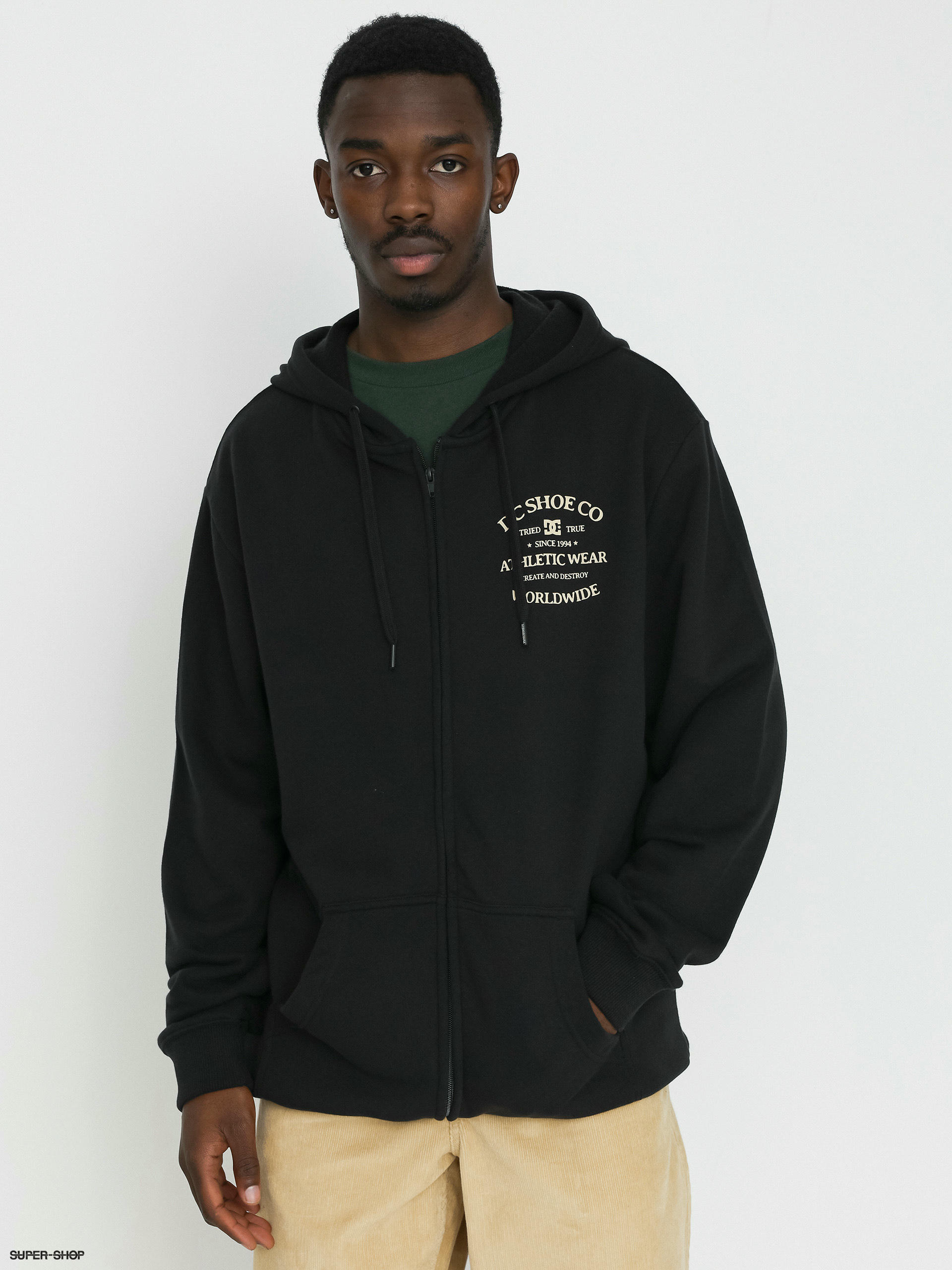 Black dc hoodie hotsell