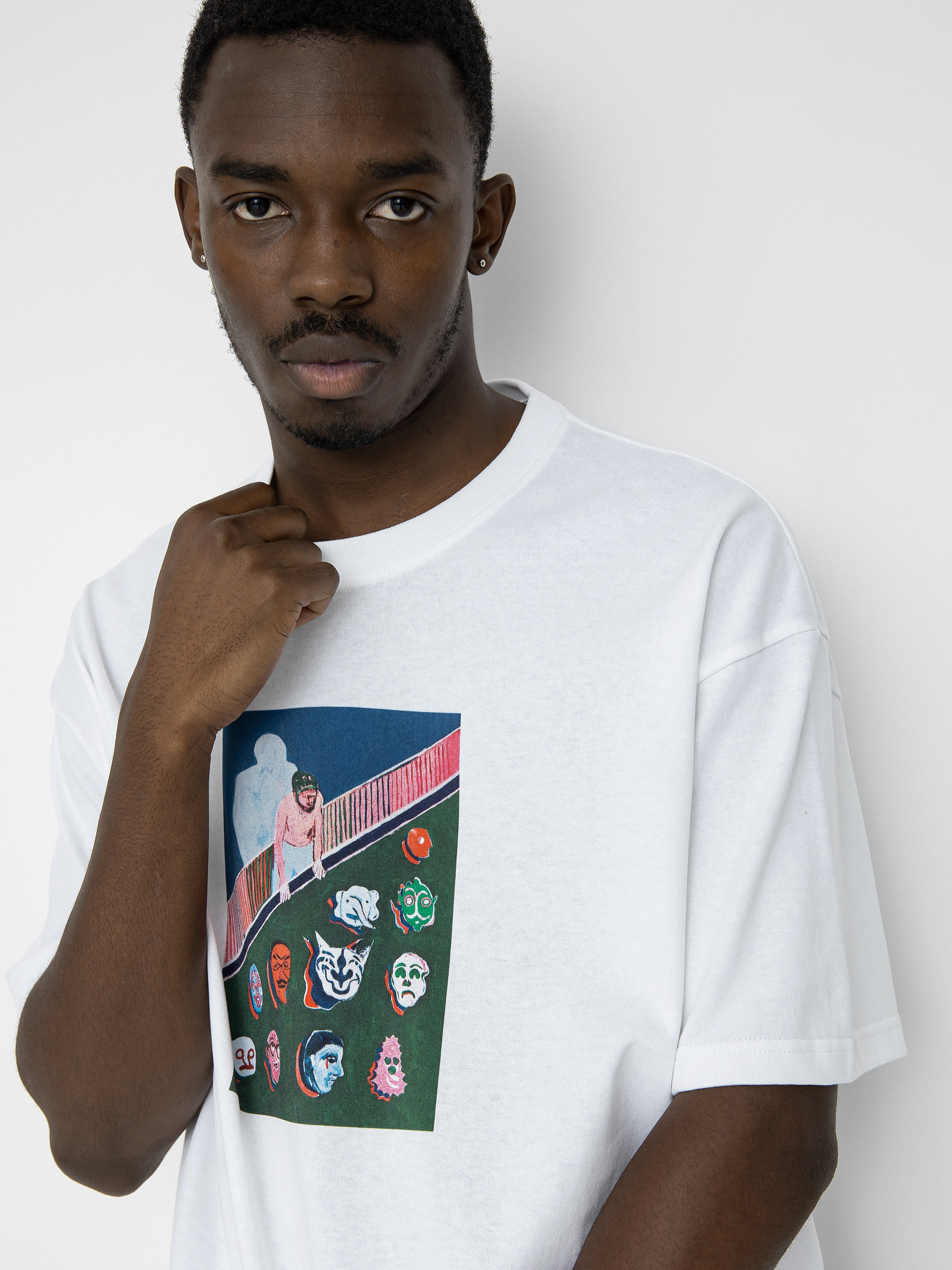 Polar Skate Trophy Heads T-shirt (white)
