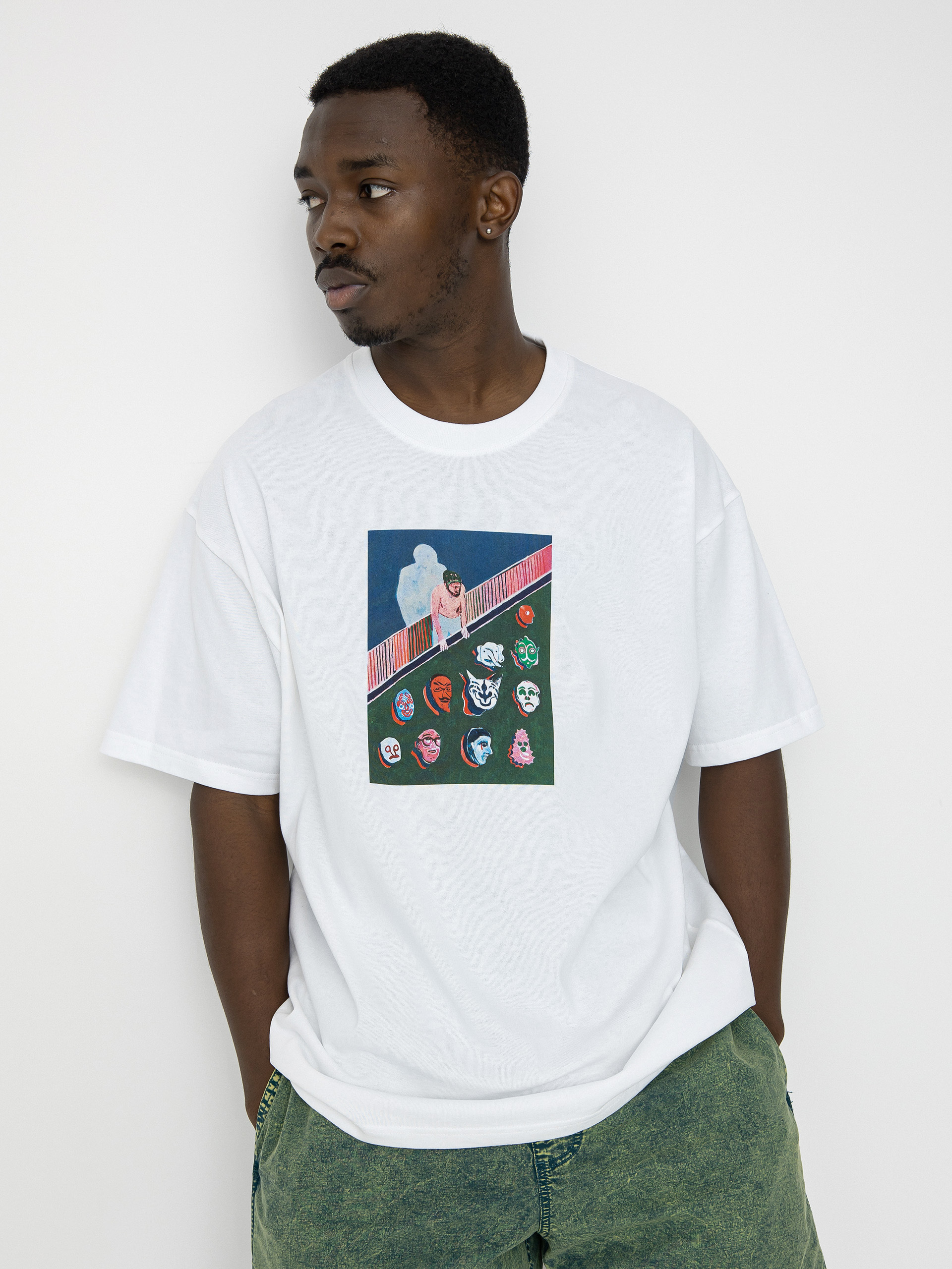 Polar Skate Trophy Heads T-shirt (white)