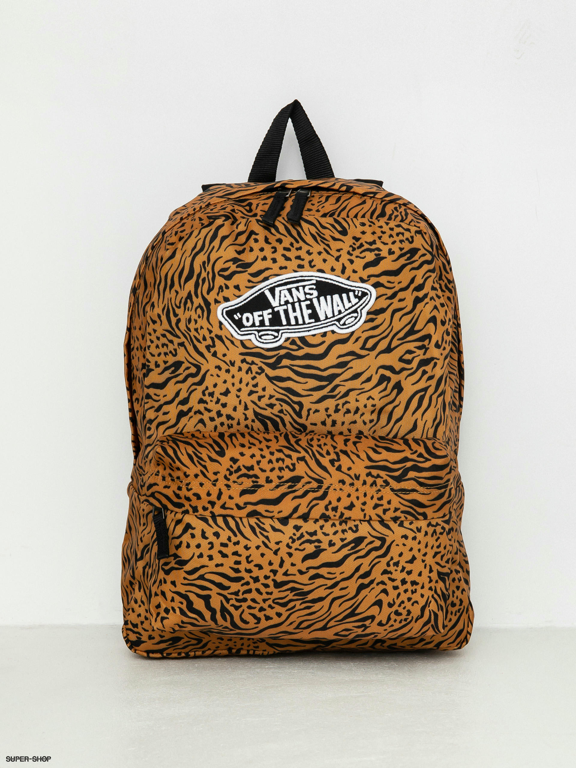 Vans off the shop wall leopard backpack