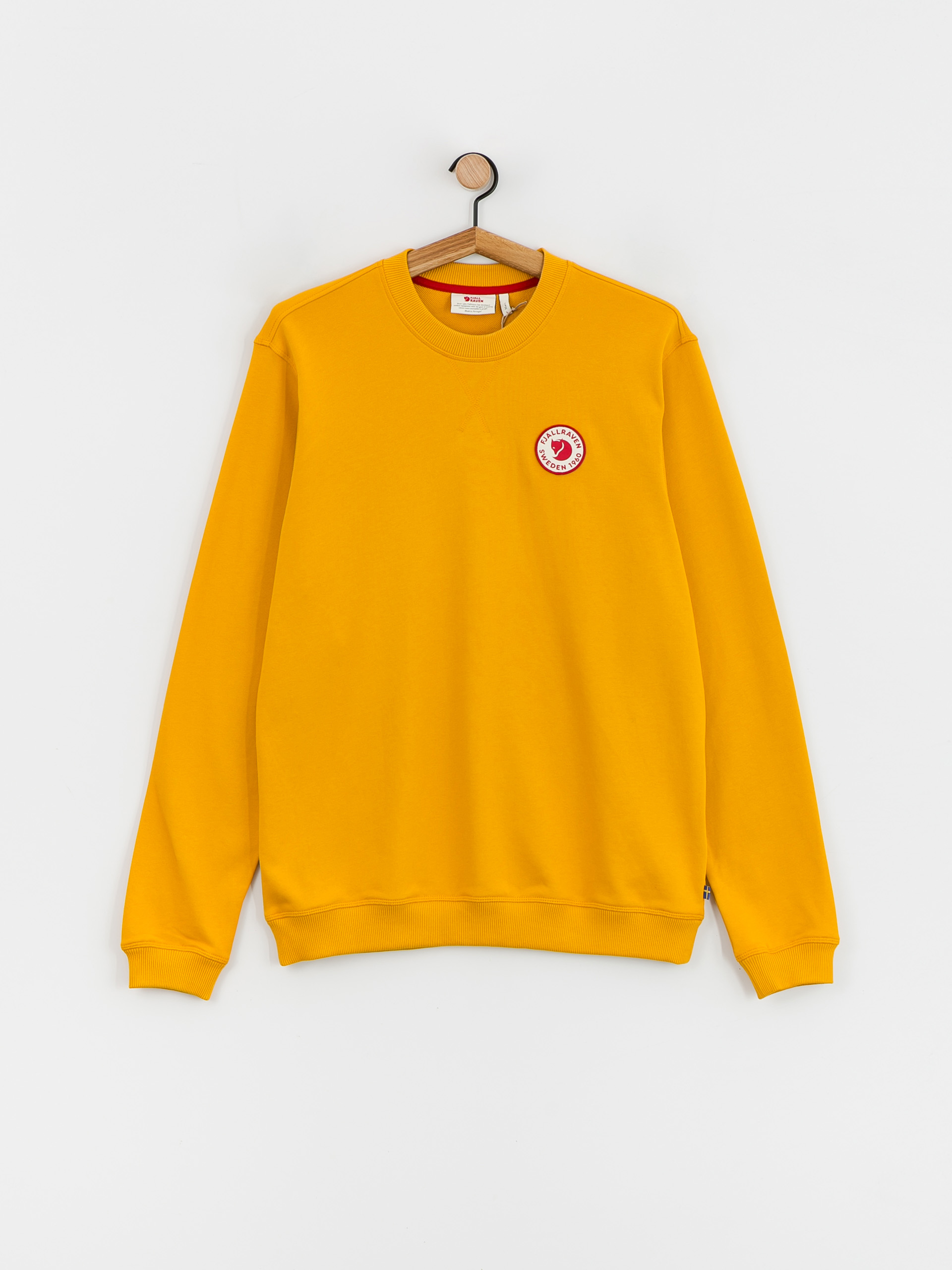 Fjallraven 1960 Logo Badge Sweatshirt (mustard yellow)