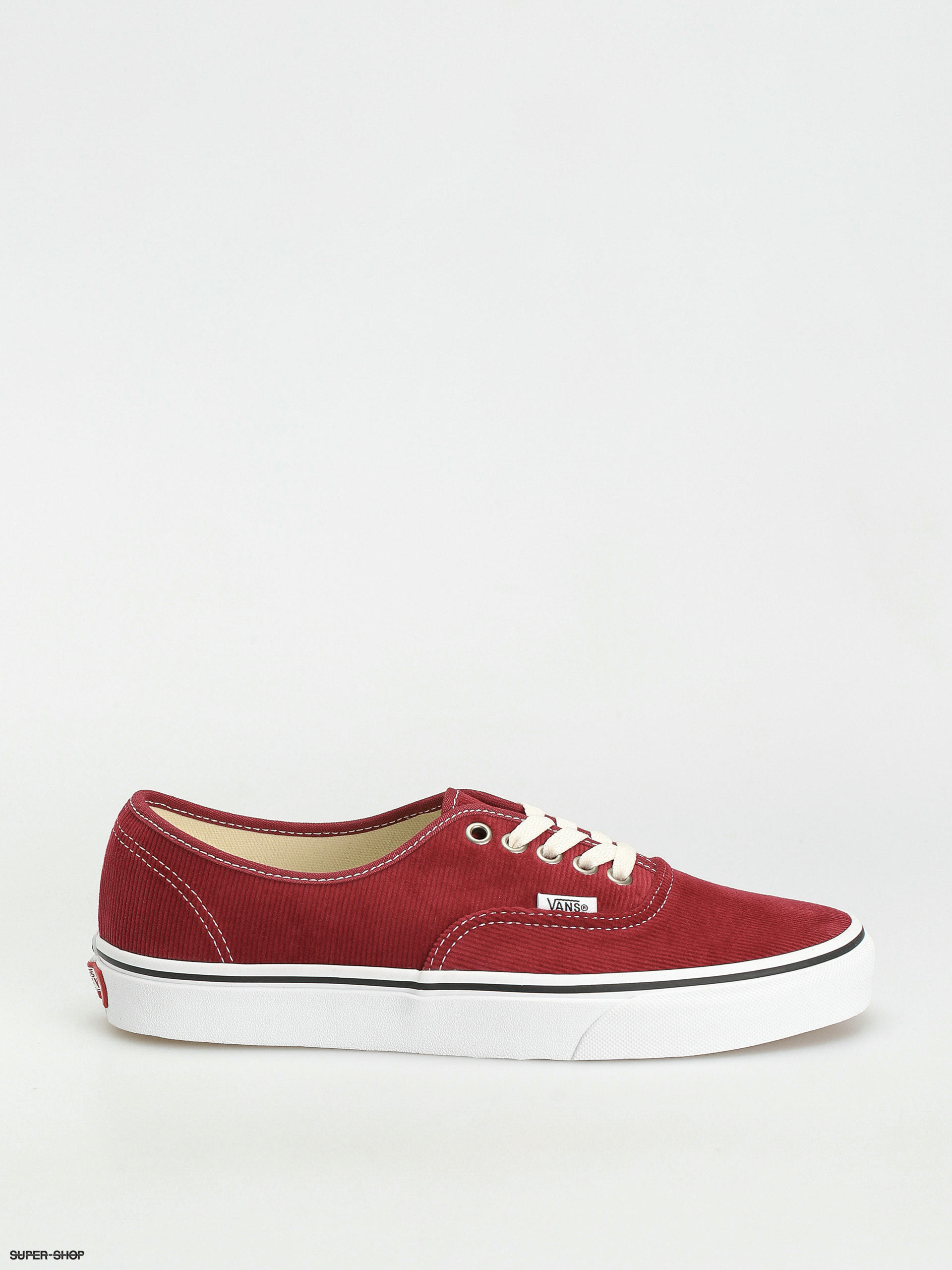 Vans cheap red corduroy