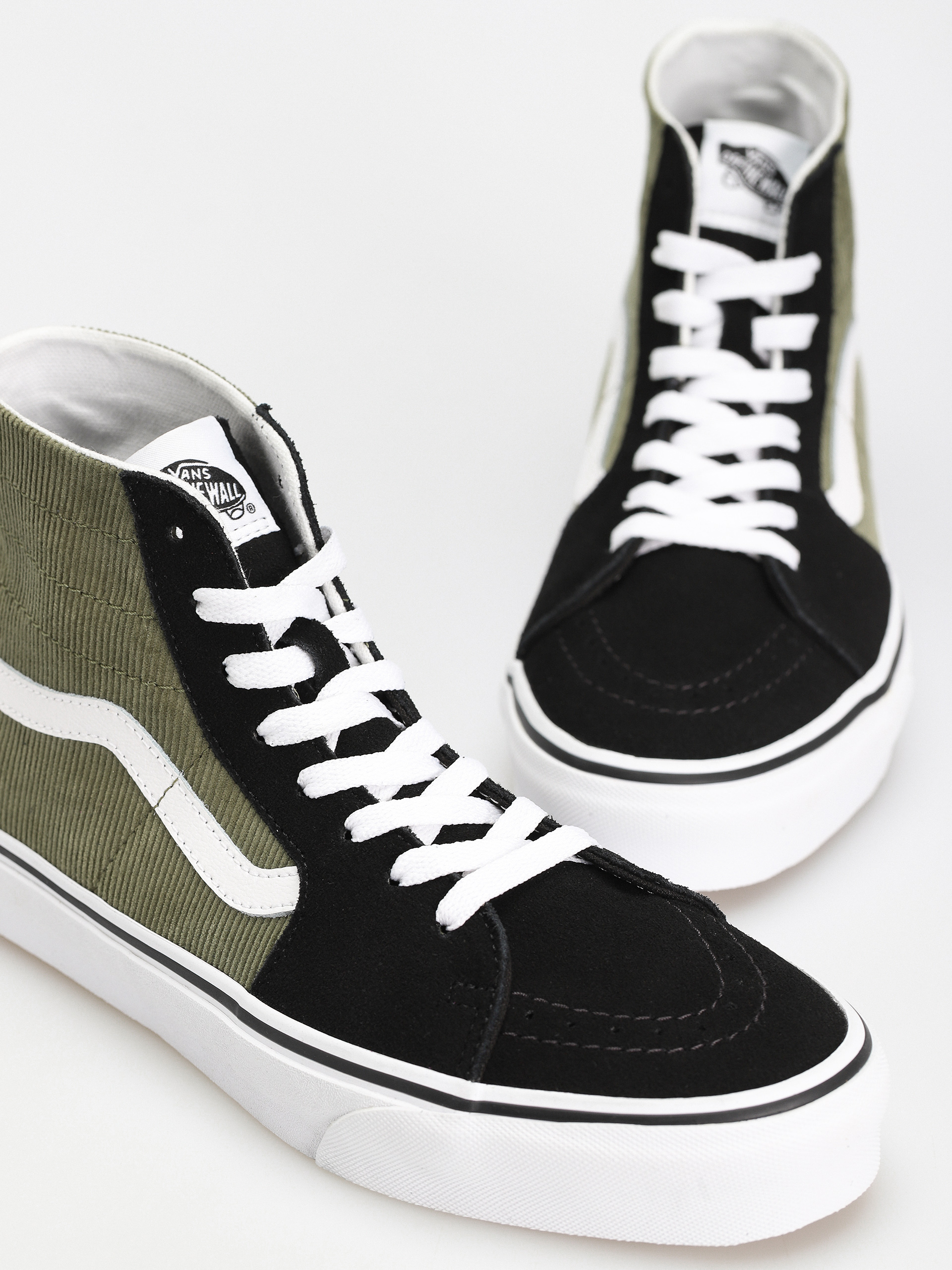 Vans Sk8 Hi Tapered Shoes (mini cord green)
