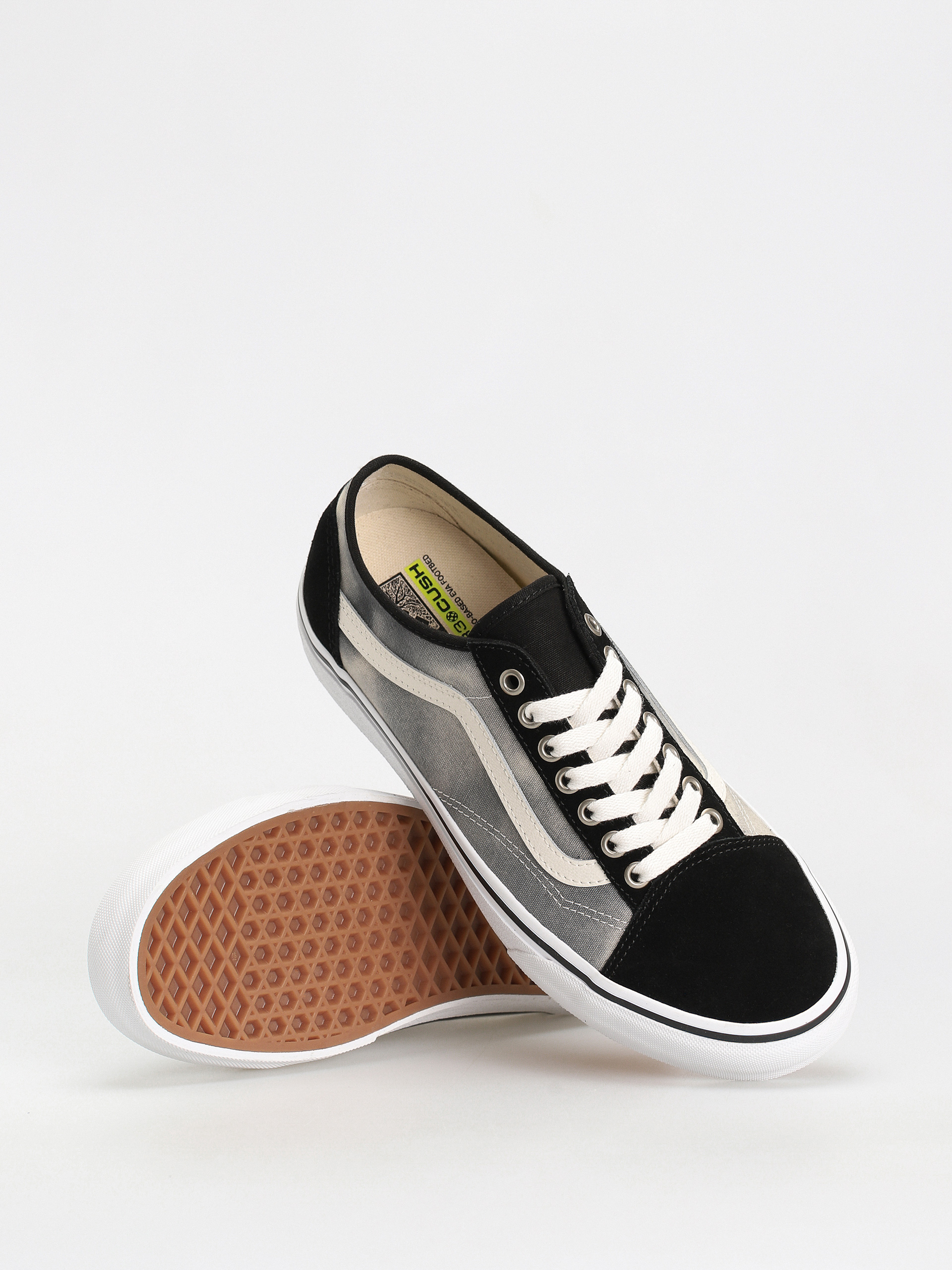 Vans Old Skool Tapered Vr3 Shoes (bleach wash black)