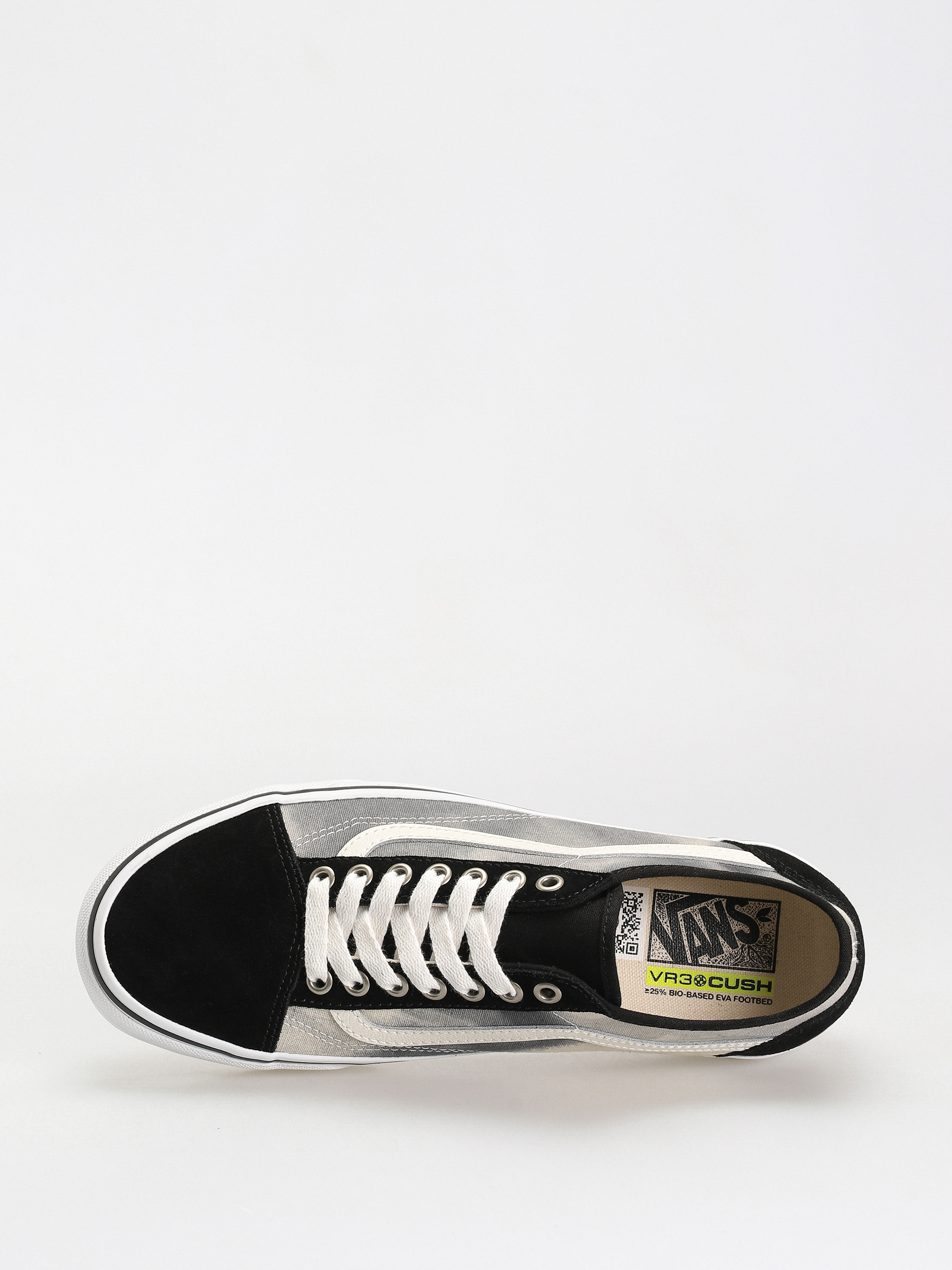 Vans Old Skool Tapered Vr3 Shoes (bleach wash black)