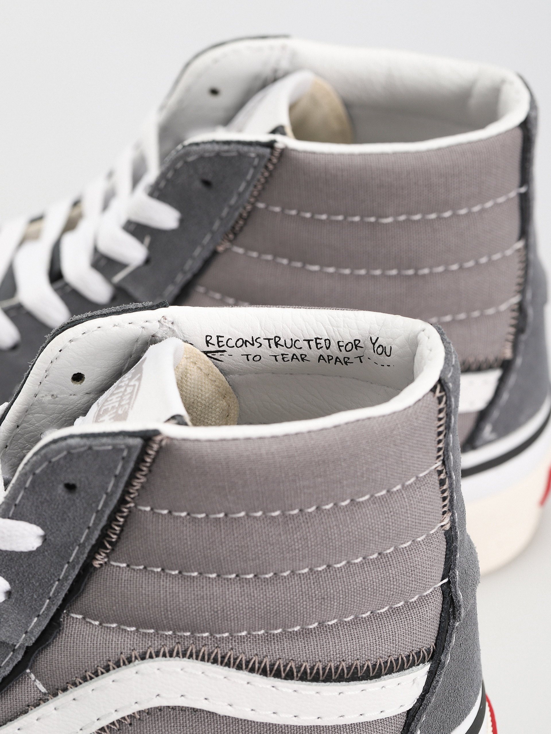 Vans Sk8 Hi Reconstruct Shoes (grey)