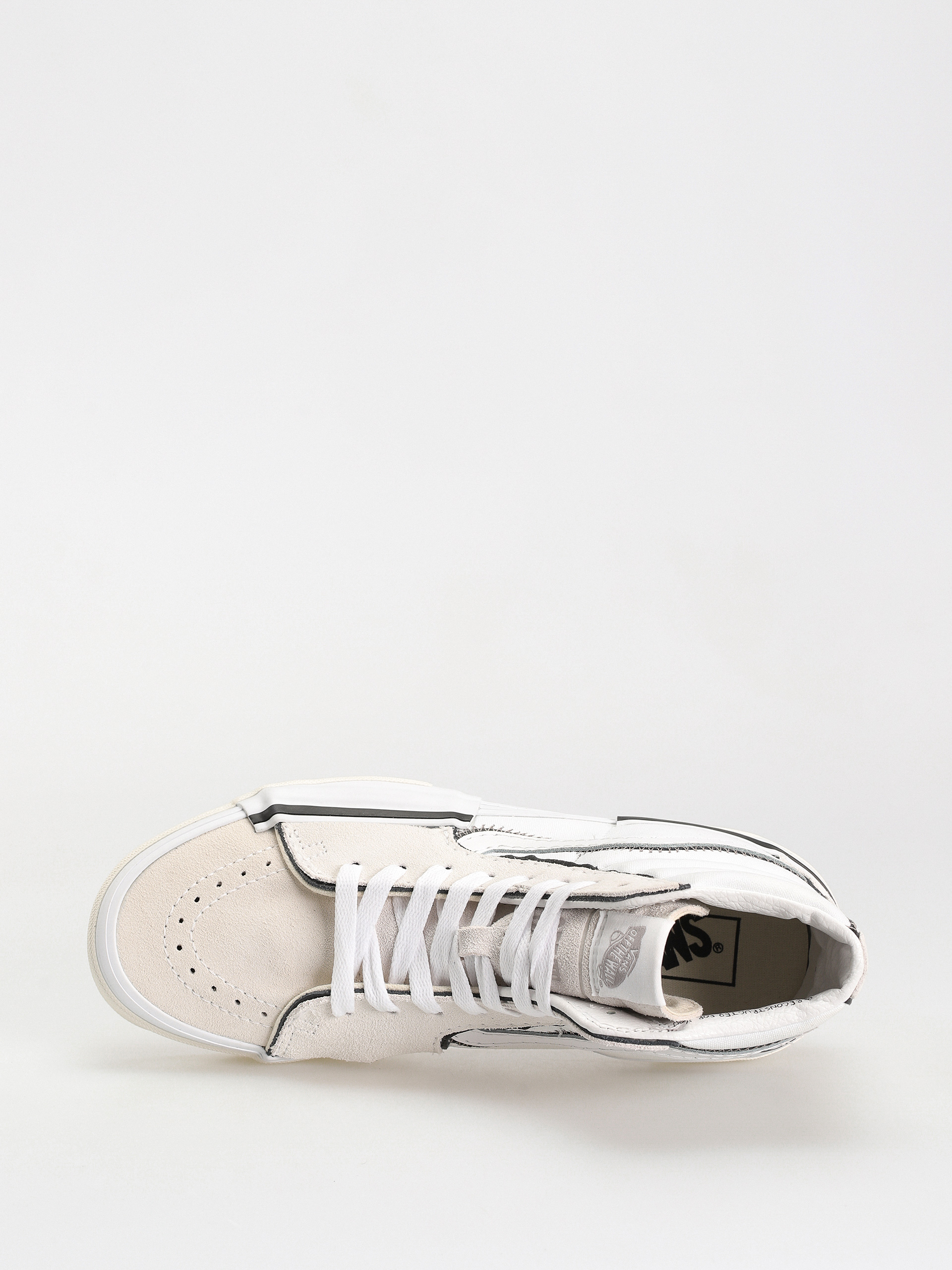 Vans Sk8 Hi Reconstruct Shoes (true white)