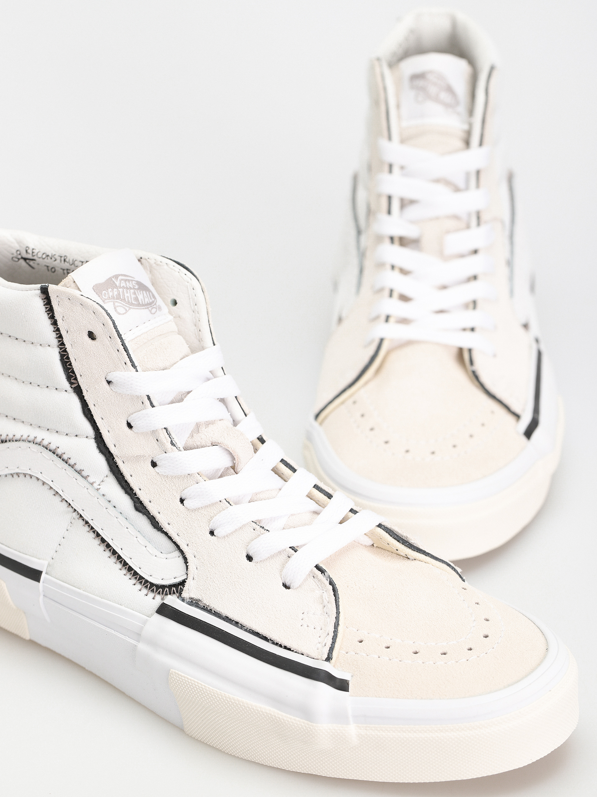 Vans Sk8 Hi Reconstruct Shoes (true white)