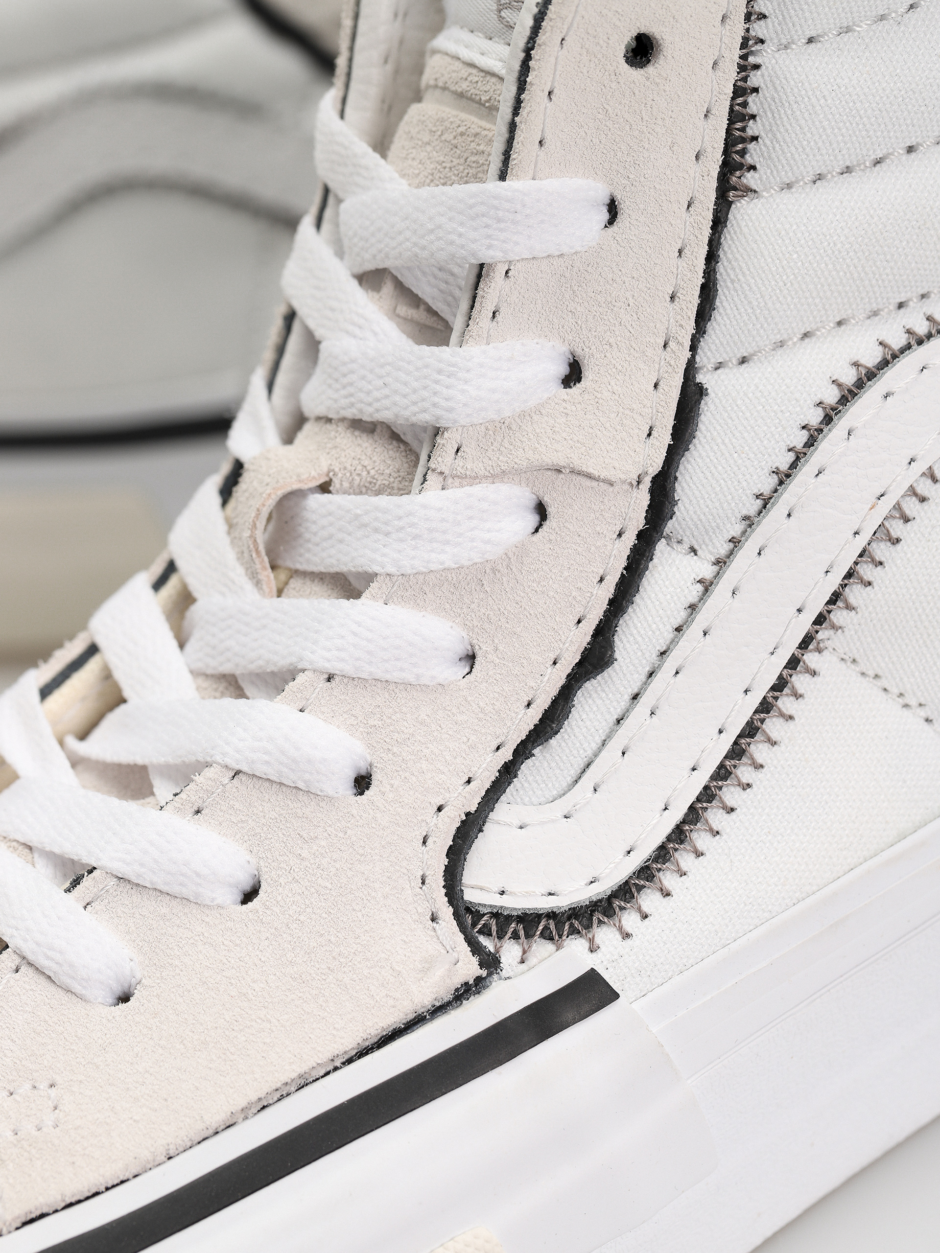 Vans Sk8 Hi Reconstruct Shoes (true white)