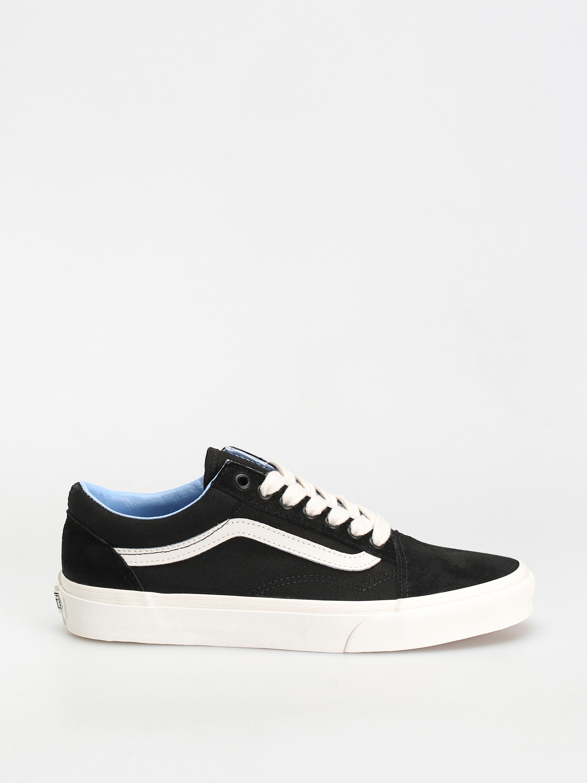 Vans Old Skool Shoes (oversized lace black/light blue)