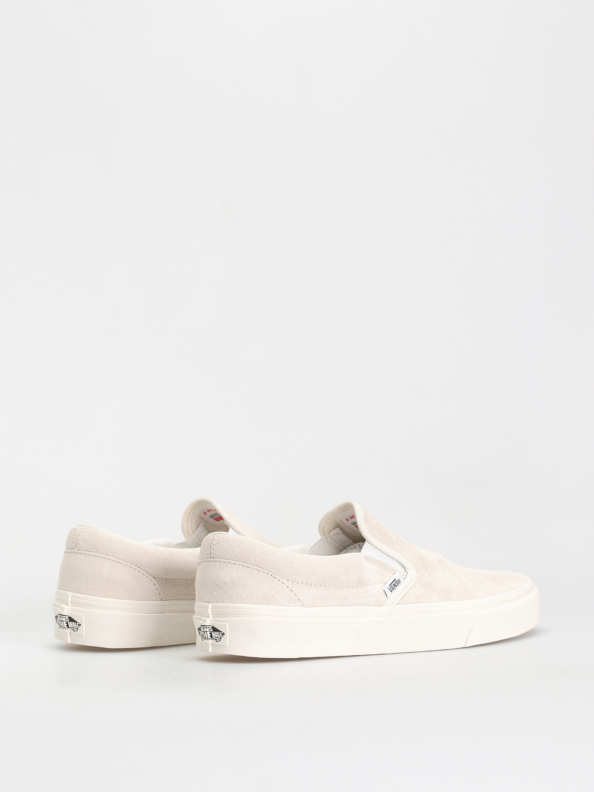 Vans Classic Slip On Shoes (pig suede blanc de blanc)