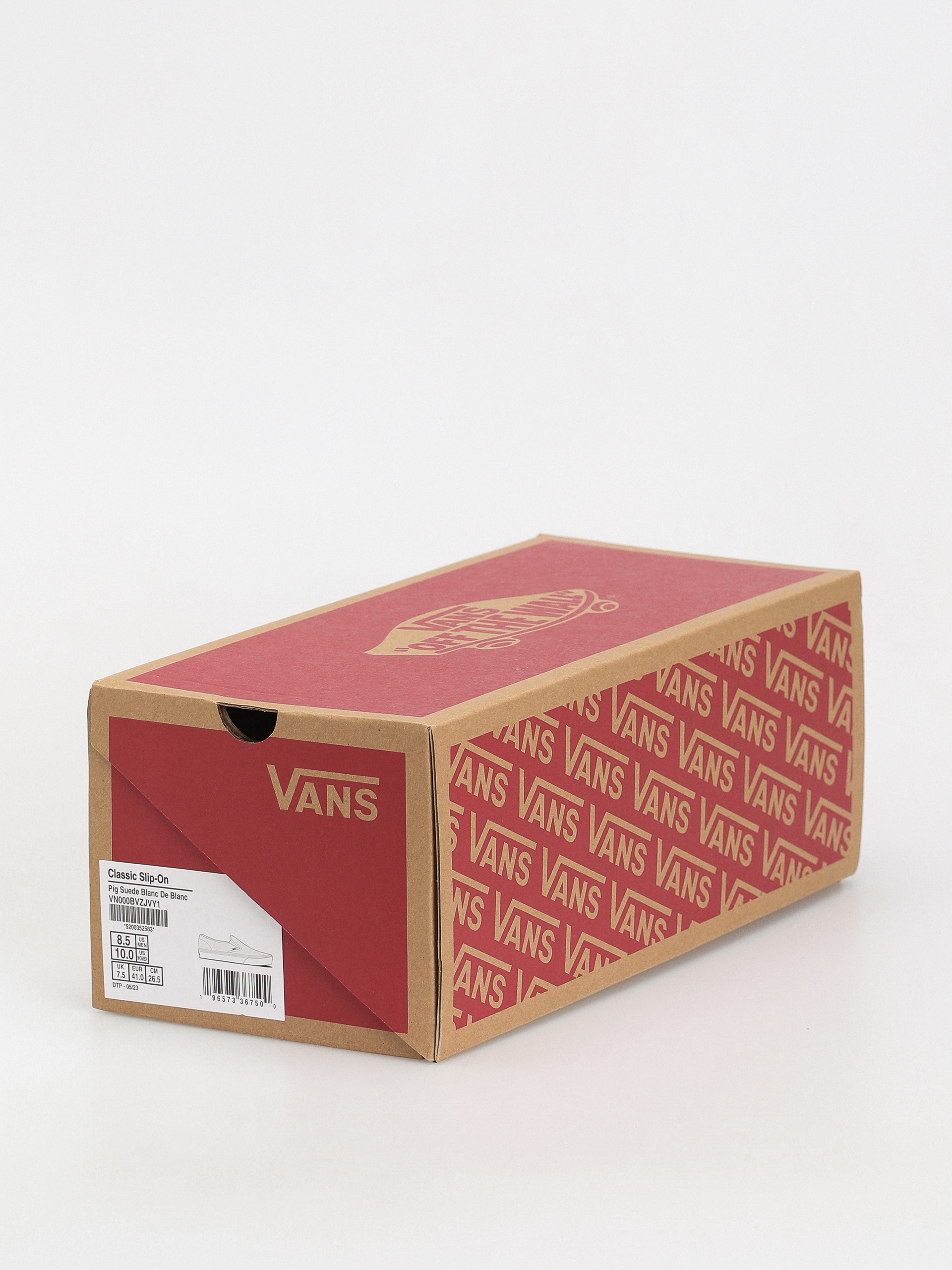 Vans Classic Slip On Shoes (pig suede blanc de blanc)