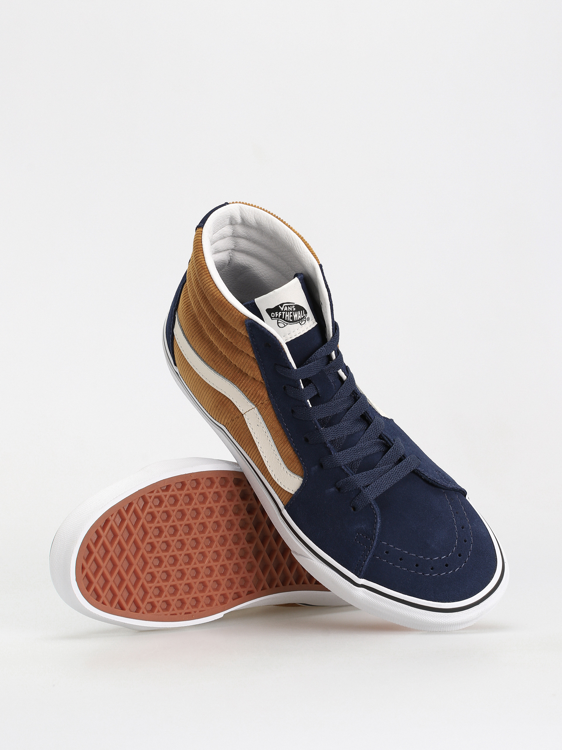 Vans Sk8 Hi Schuhe (mini cord blue/brown)