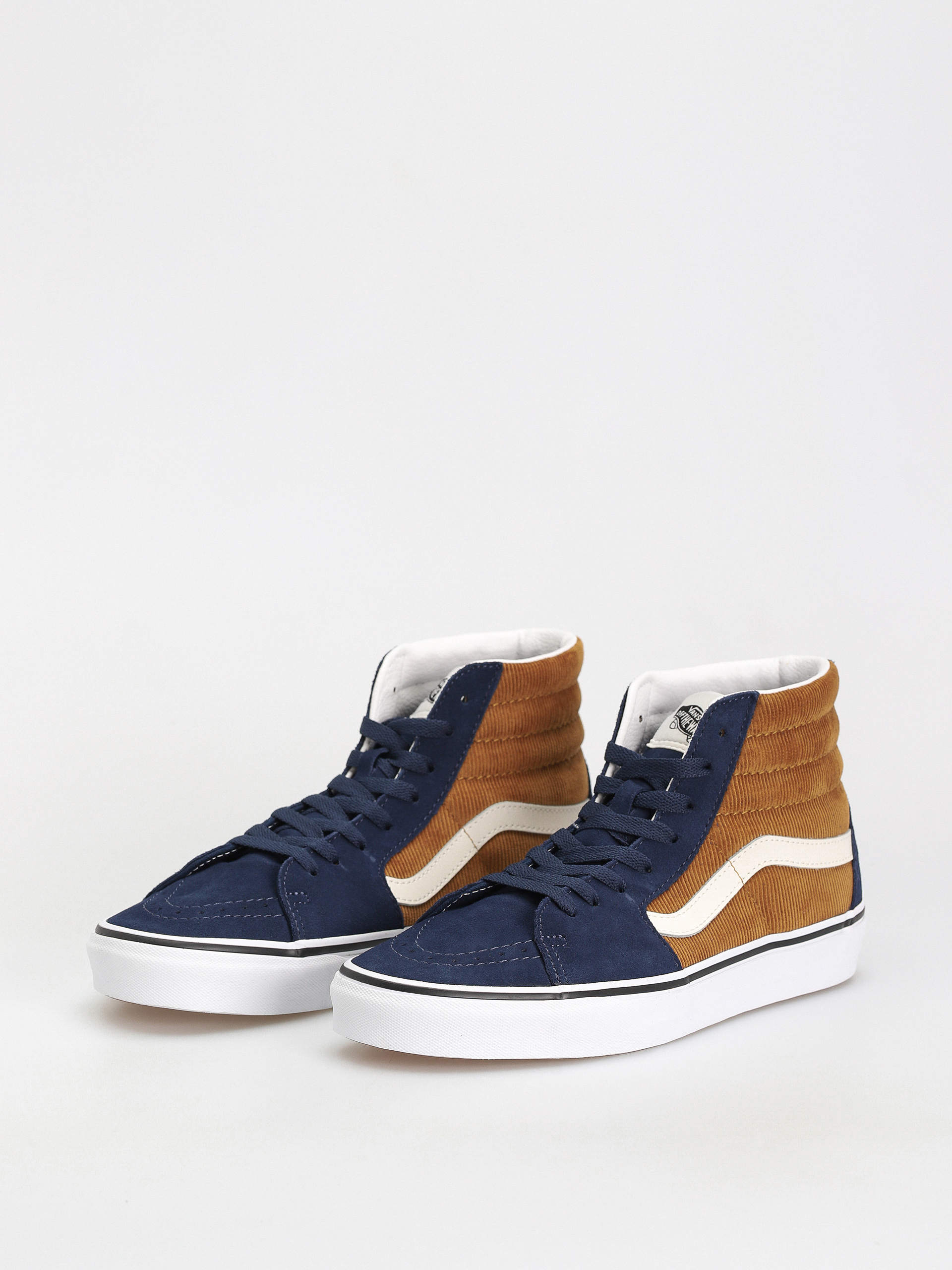 Vans Sk8 Hi Shoes (mini cord blue/brown)