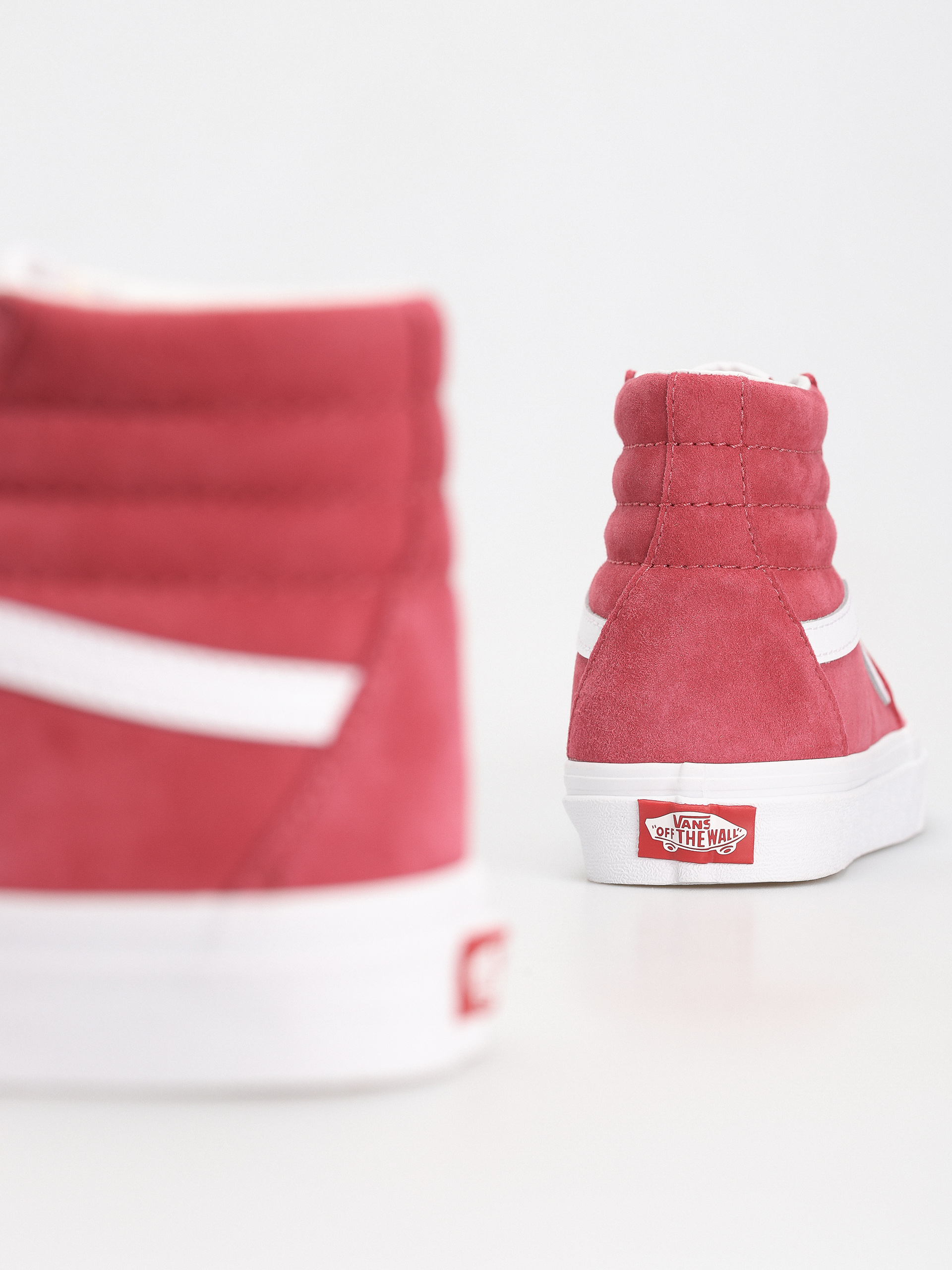 Vans sk8 deals hi red suede