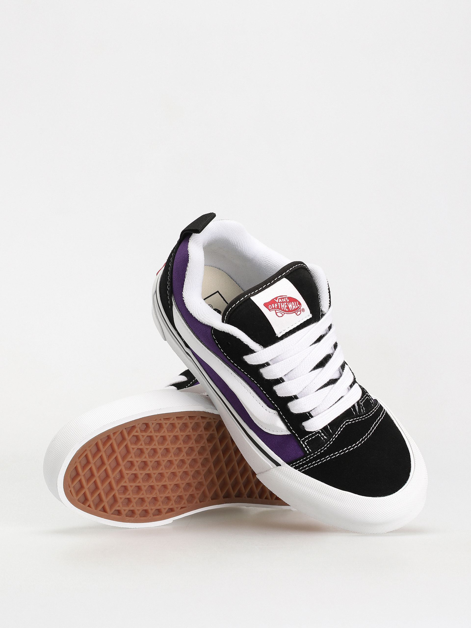 Vans Knu Skool Shoes (2 tone black/purple)