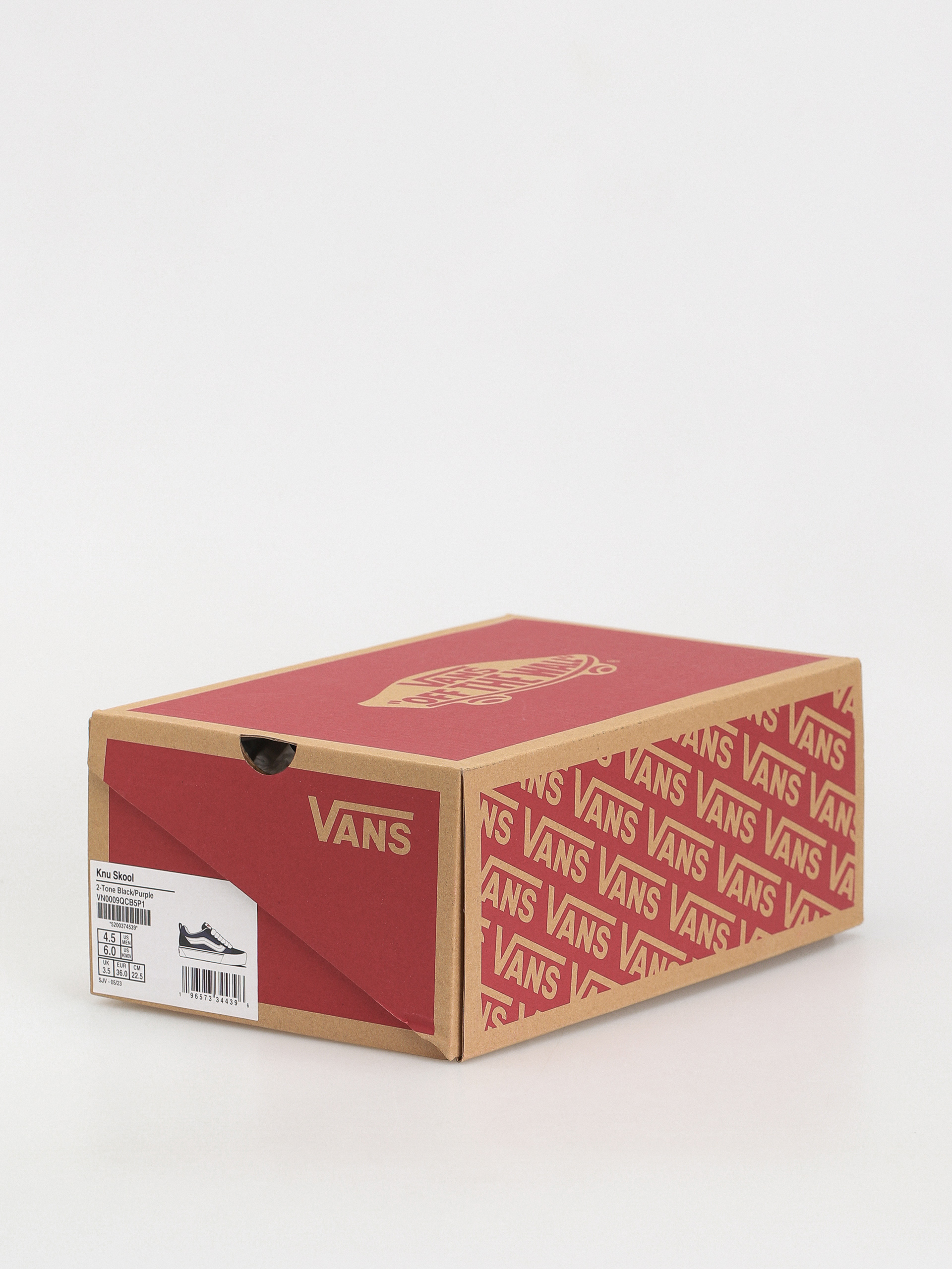 Vans Knu Skool Shoes (2 tone black/purple)