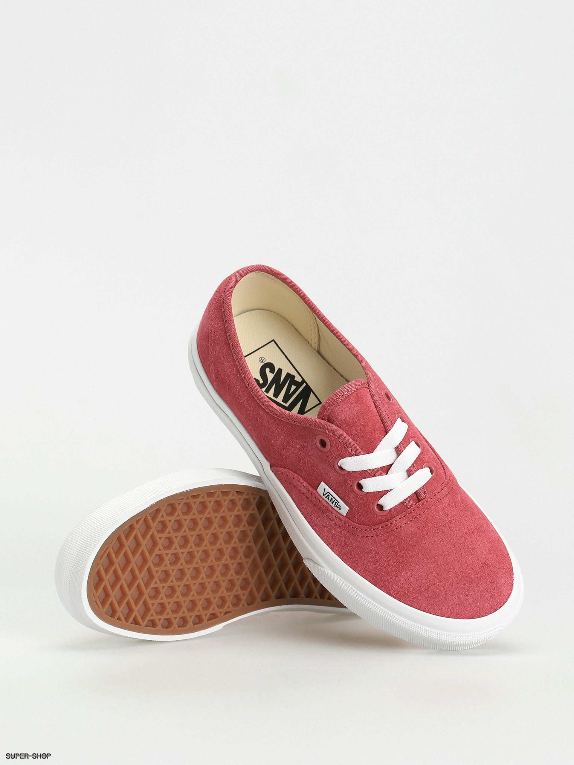 Vans authentic outlet red suede