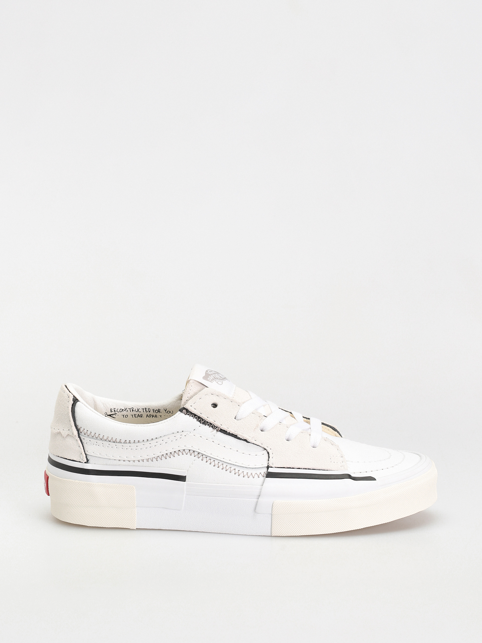 Vans Sk8 Low Reconstruct Shoes (true white)