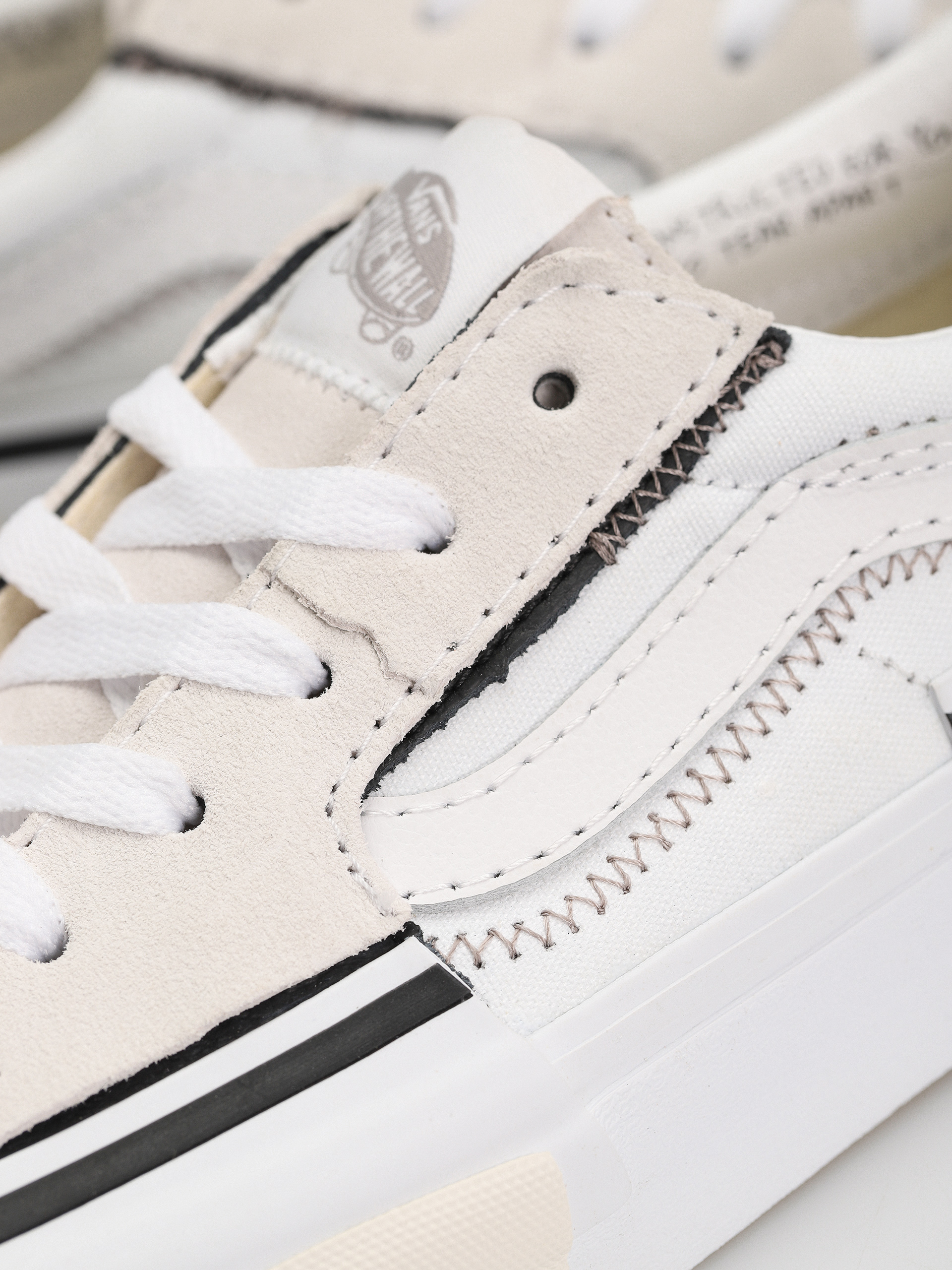 Vans Sk8 Low Reconstruct Shoes (true white)