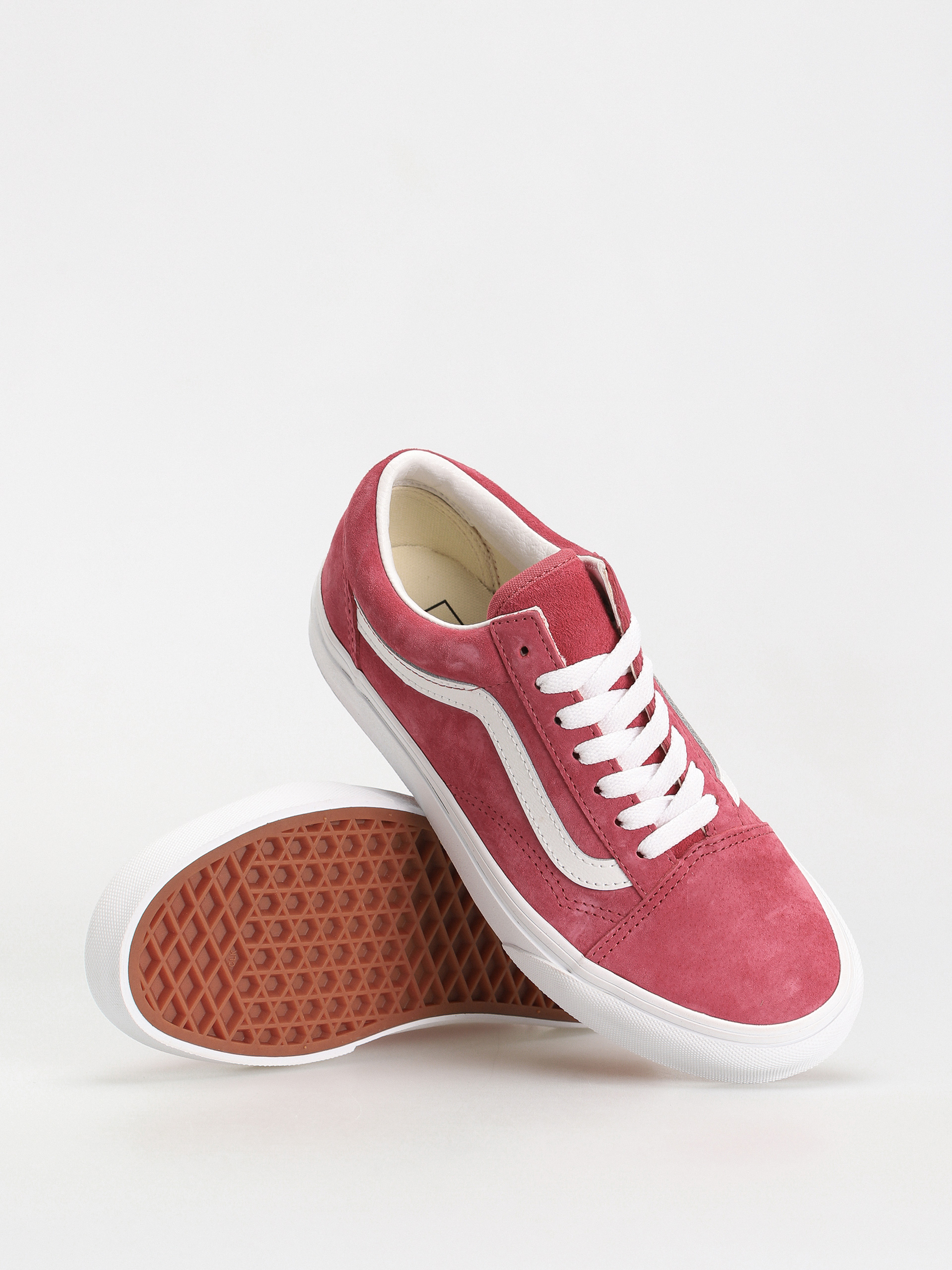 Vans Old Skool Shoes (pig suede holly berry)