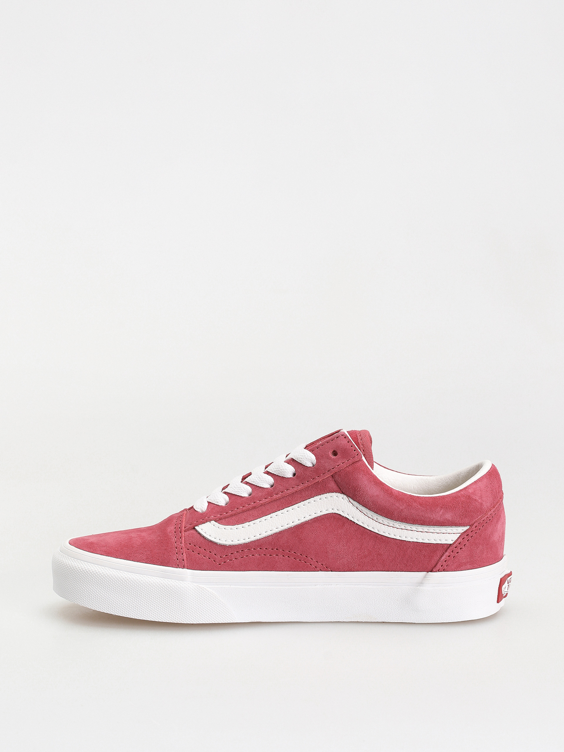 Vans old skool pig suede red sale