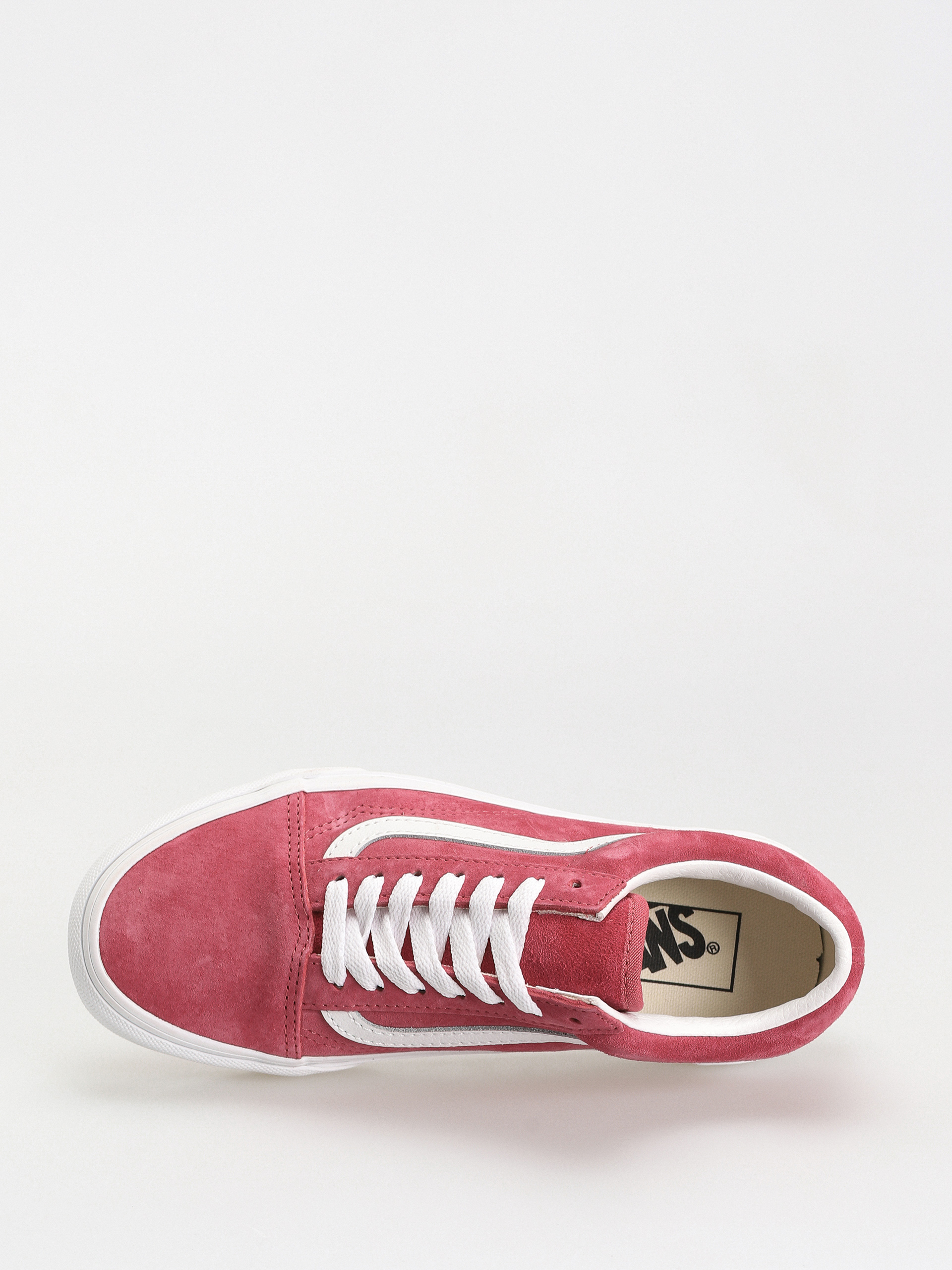 Vans old skool shop pig suede red