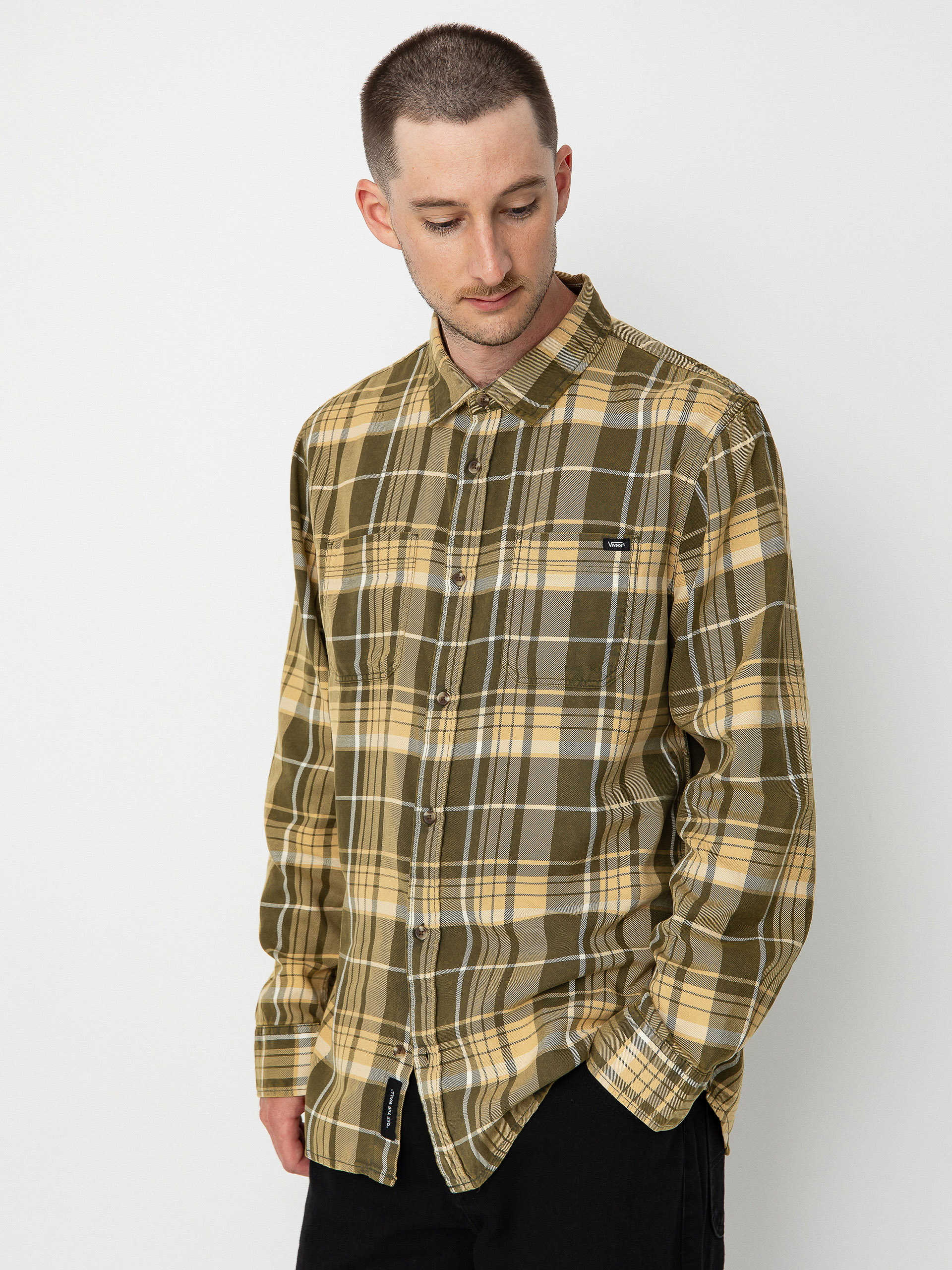 Vans Peddington Ls Woven Shirt (grape leaf/taos taupe)