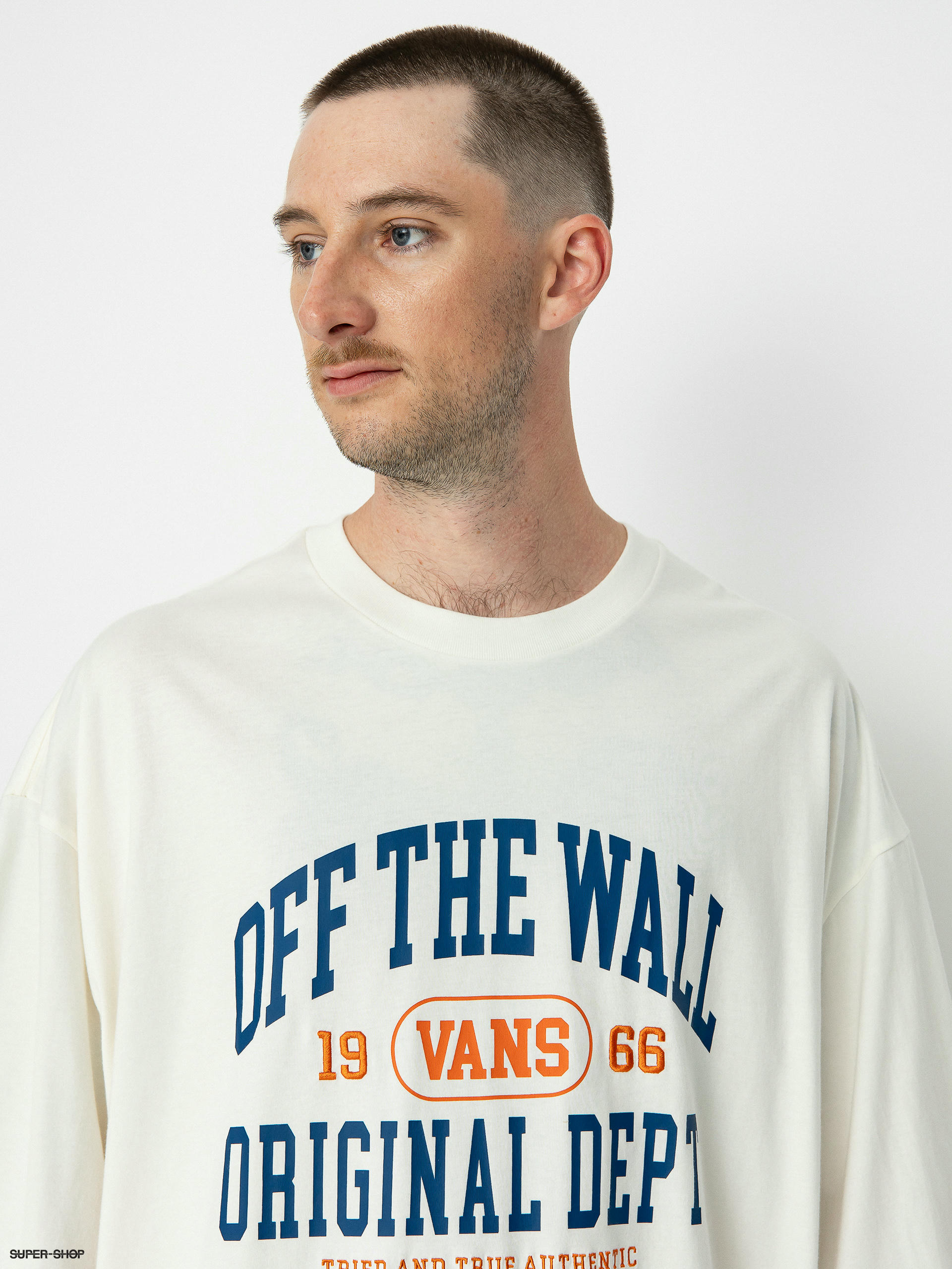 Vans Off The Wall Athletic Dept T Shirt marshmallow