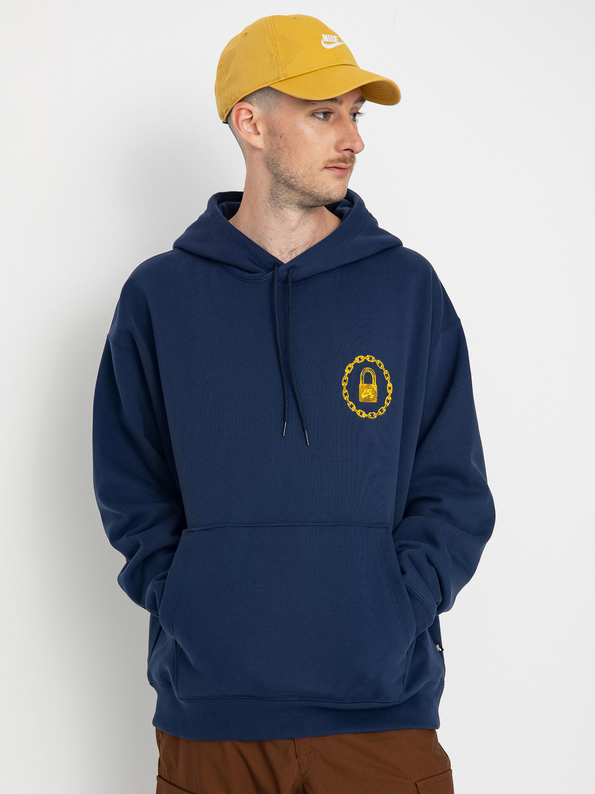 Nike SB On Lock Gfx HD Hoodie (midnight navy)