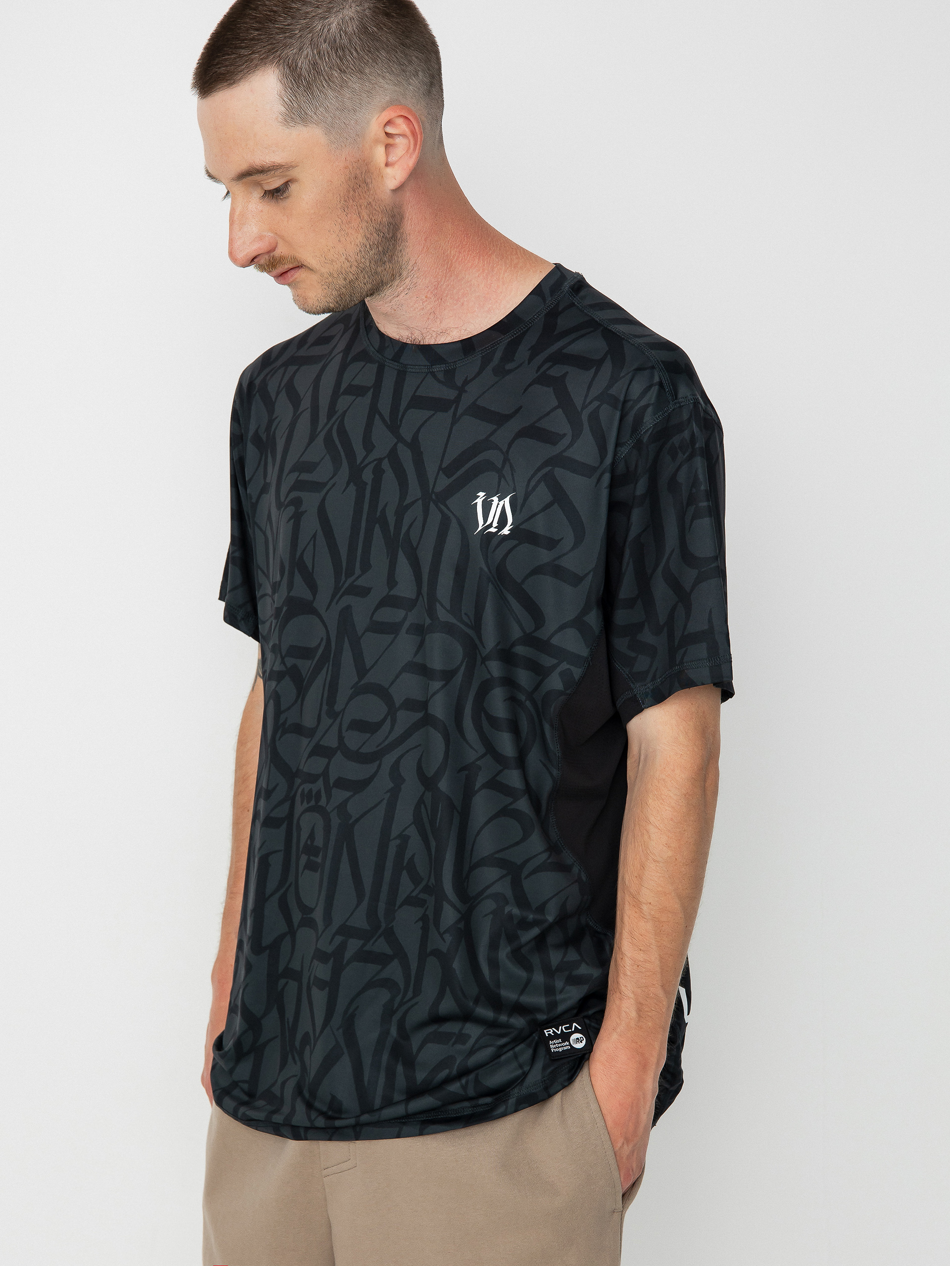 RVCA Thug Rose T-shirt (black)