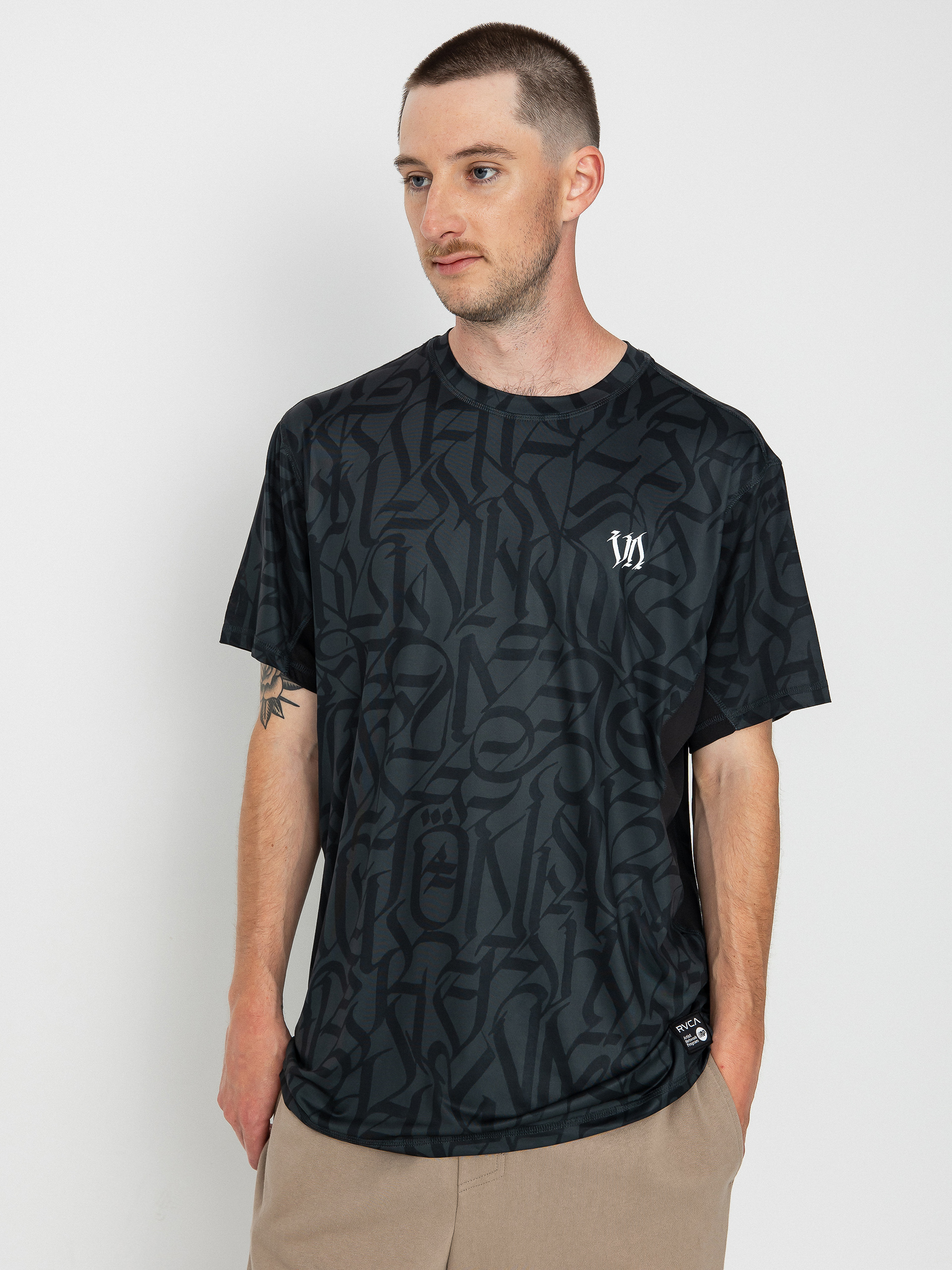 RVCA Thug Rose T-shirt (black)