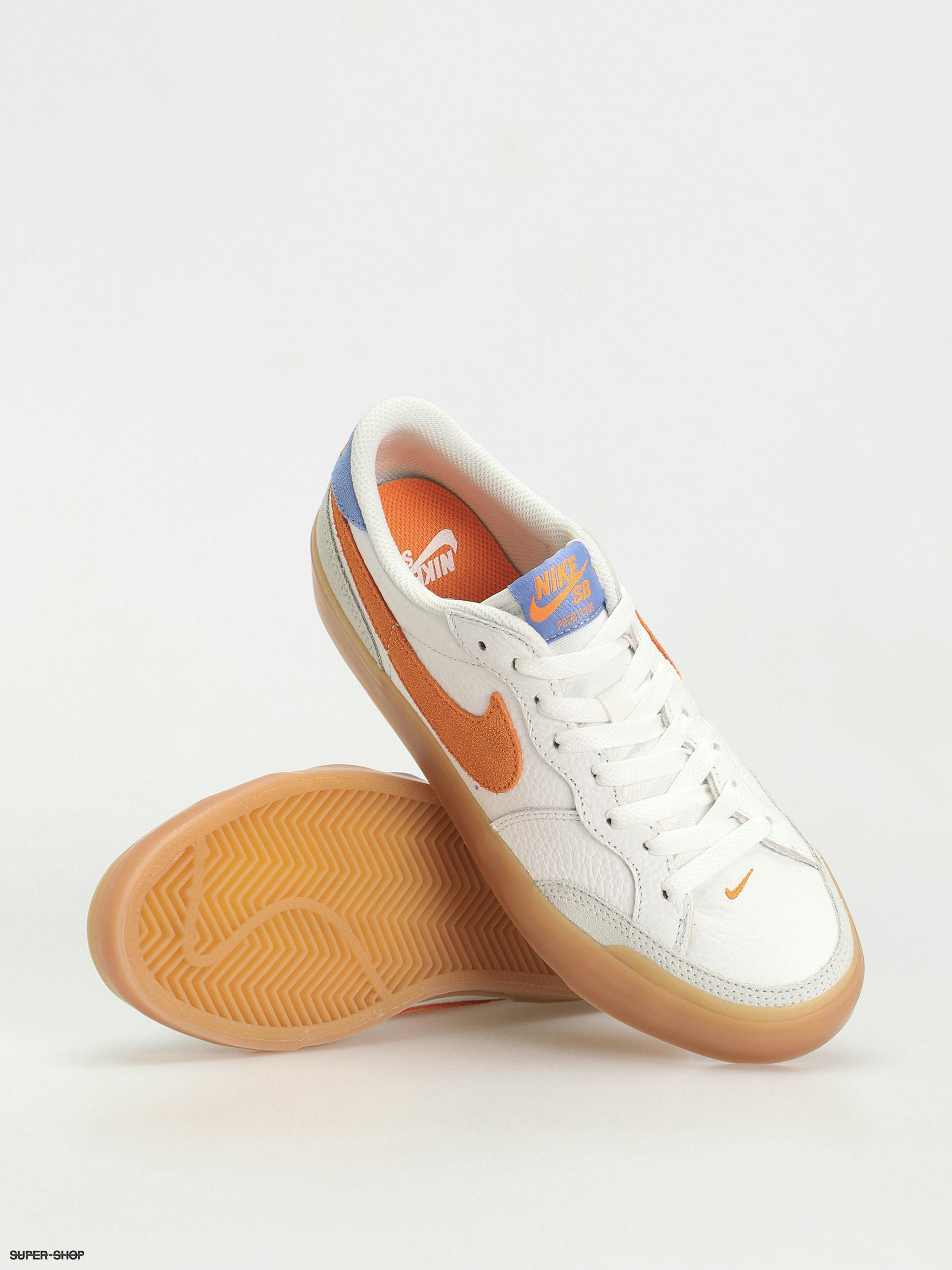 Nike SB Zoom Pogo Plus Premium Shoes (summit white/bright mandarin)