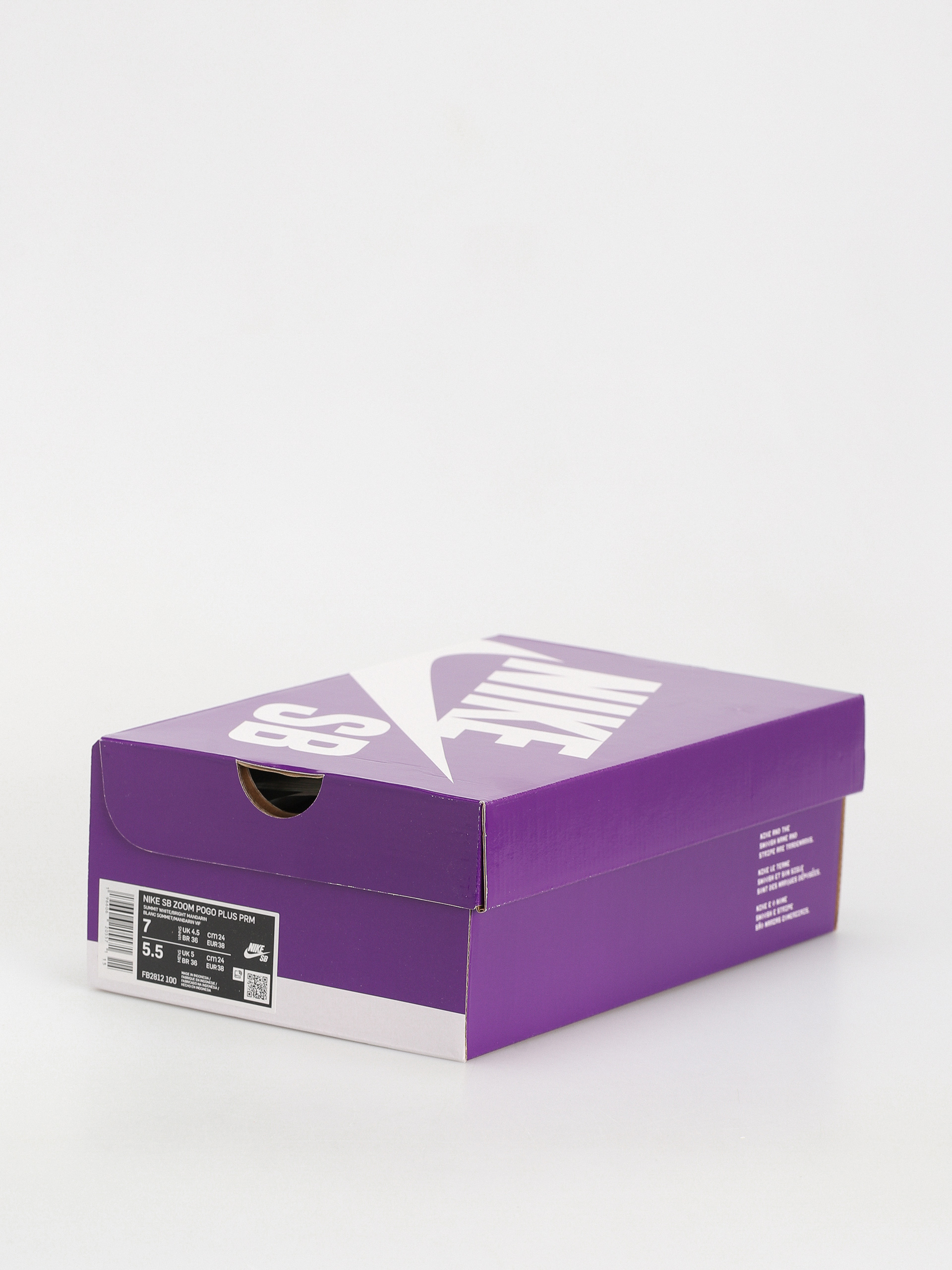 Nike SB Zoom Pogo Plus Premium Shoes (summit white/bright mandarin)