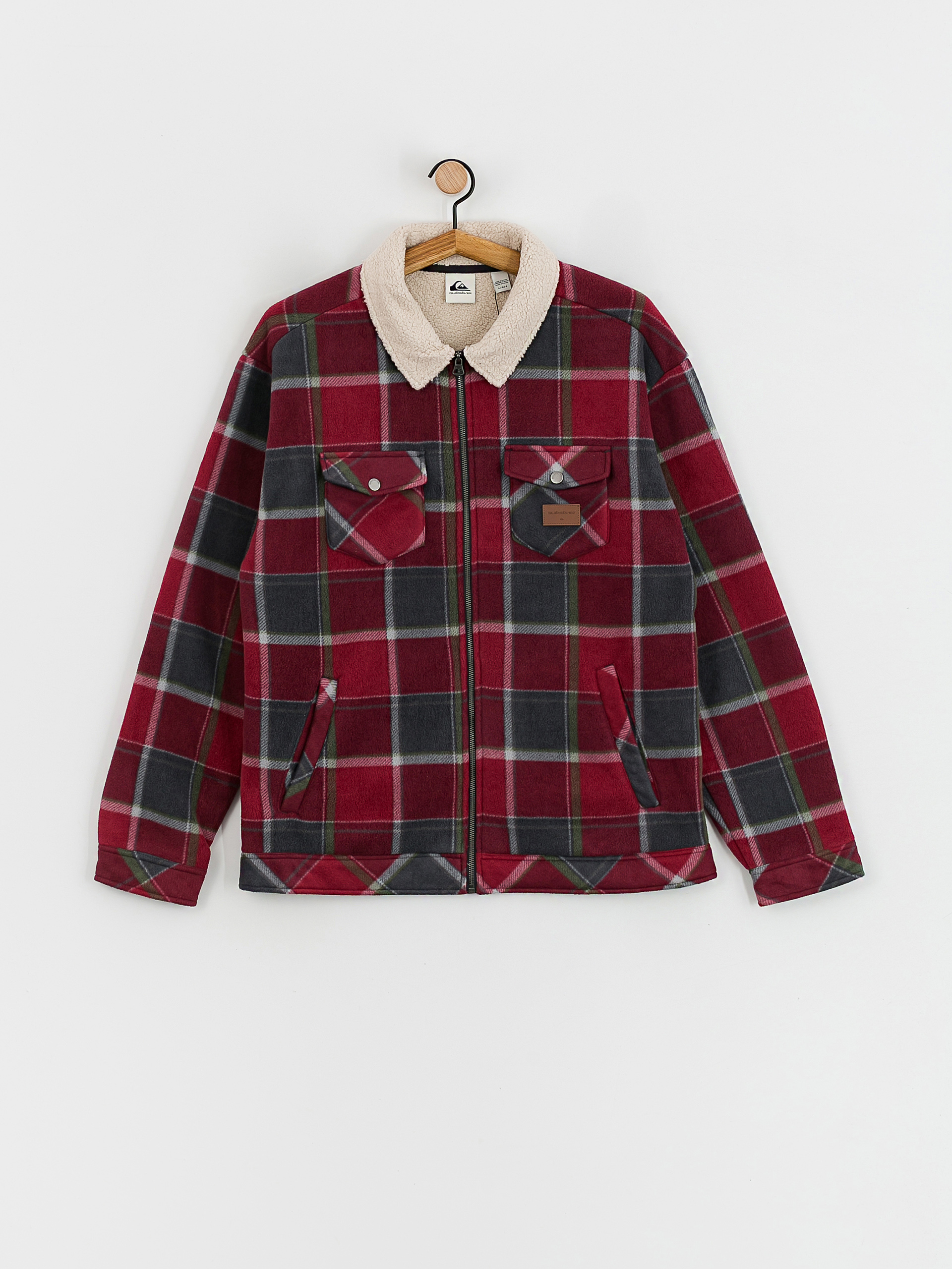 Mens Quiksilver Tolala Fleece  (tibetan red tolala)