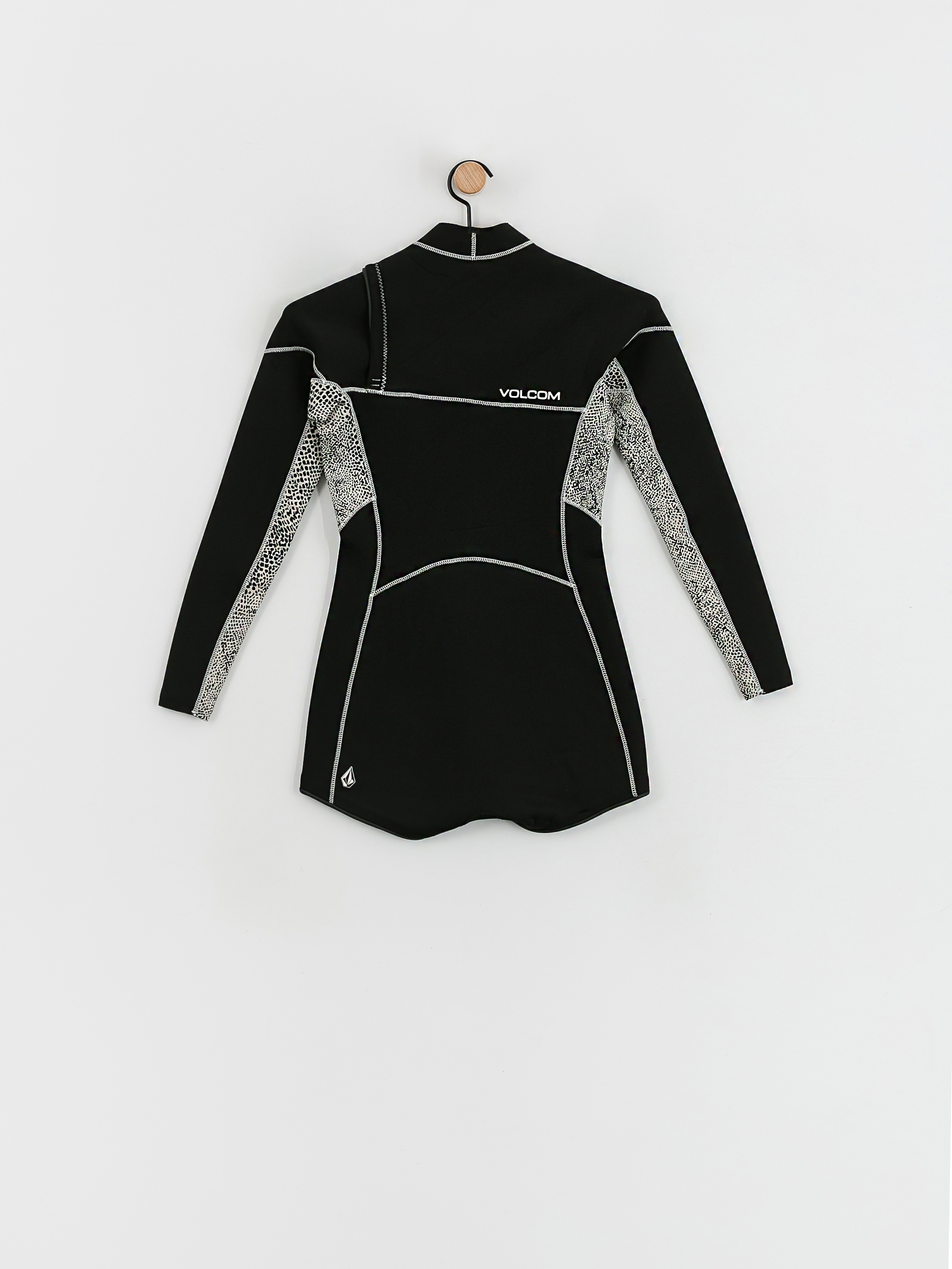 Volcom 2Mm Chest Zip Ls Springsuit Swimsuit Wmn - black (black)