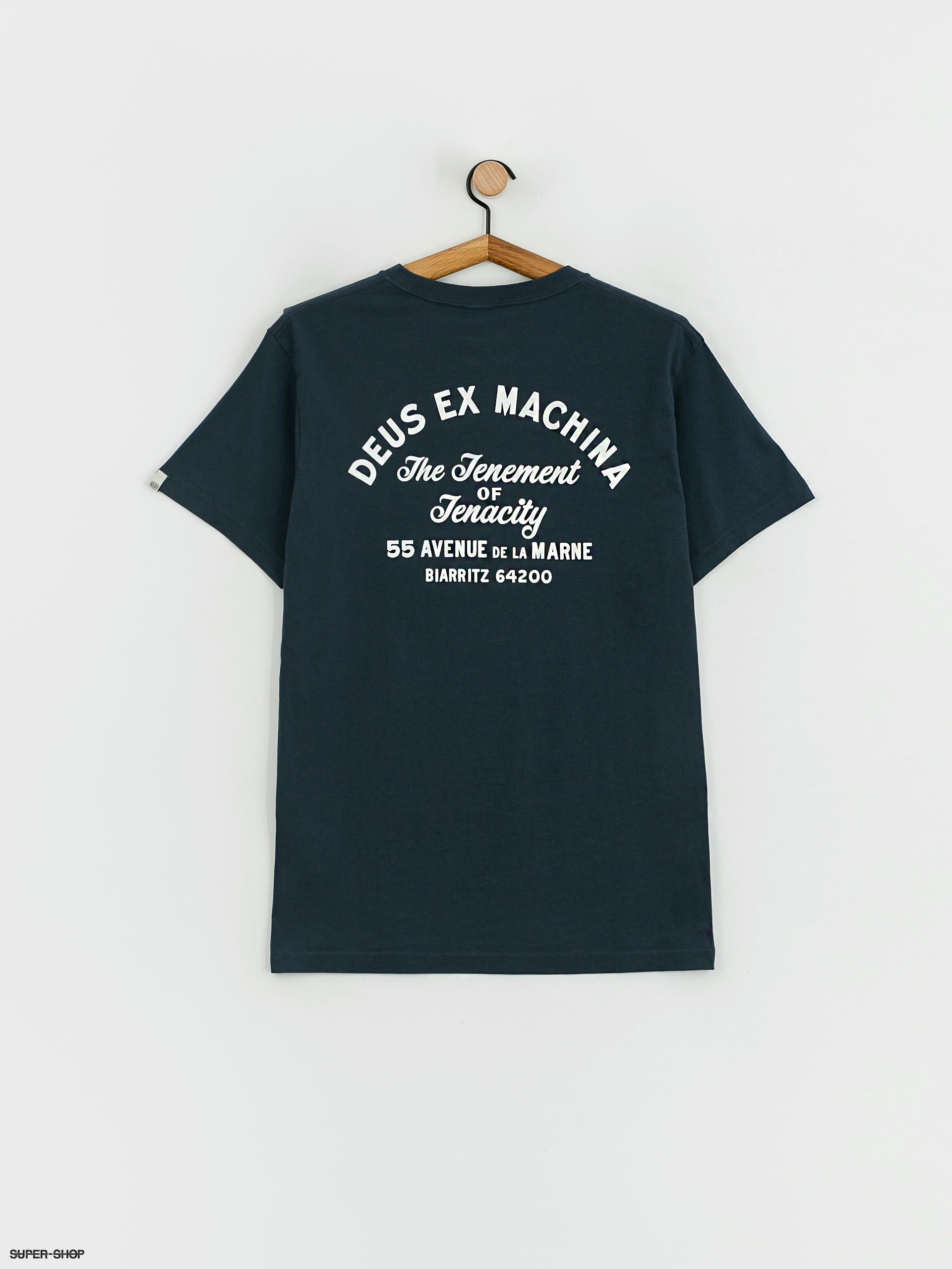 Deus Ex Machina Biarritz Address Pocket T-shirt (navy)