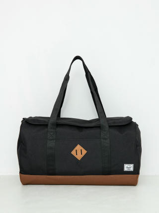 Herschel Supply Co. Heritage Duffle Bag (black/saddle brown)