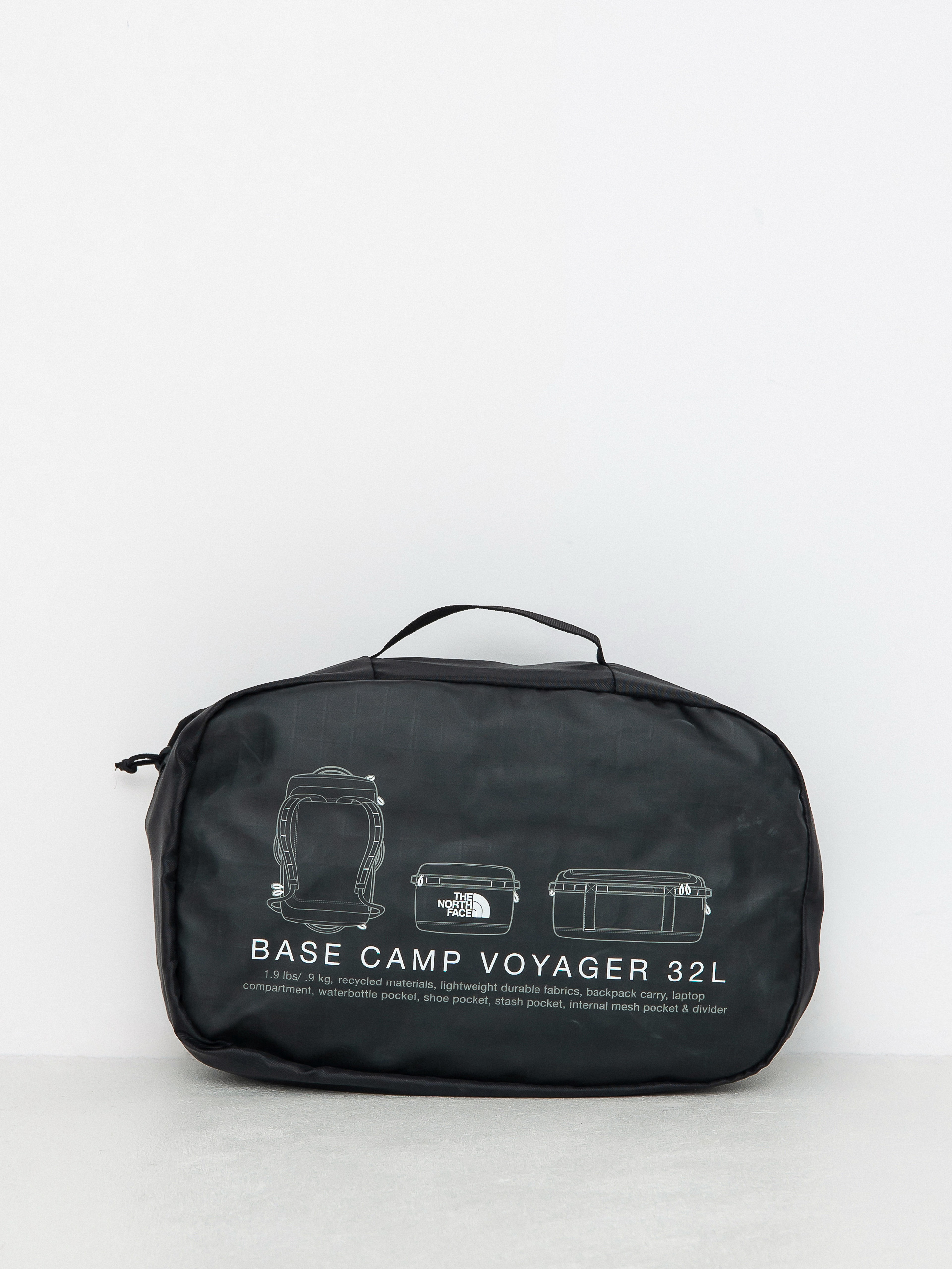 The North Face Base Camp Voyager Duffel 32L Bag (tnf black/tnf white)