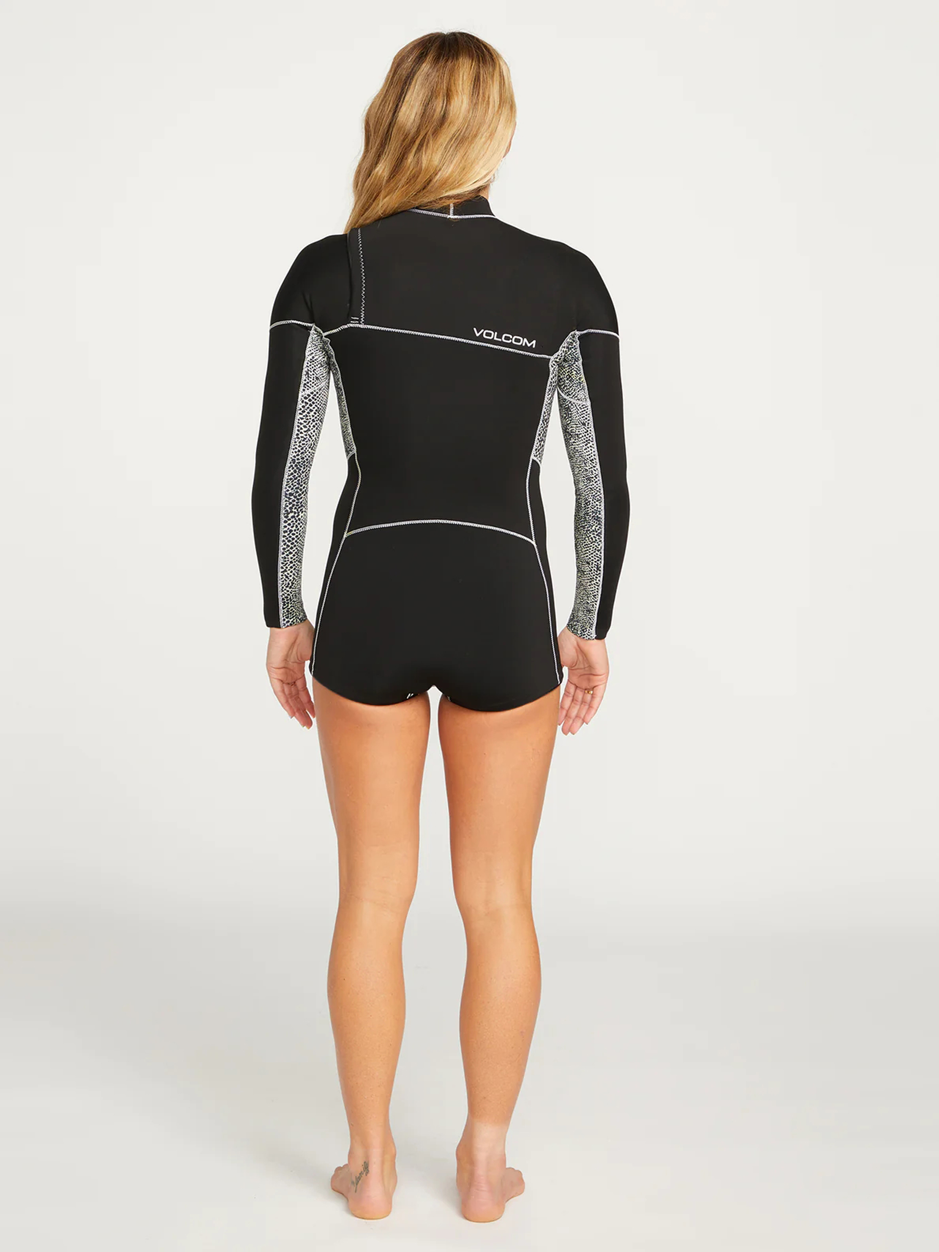 Volcom  2Mm Chest Zip Ls Springsuit Swimsuit Wmn (black)
