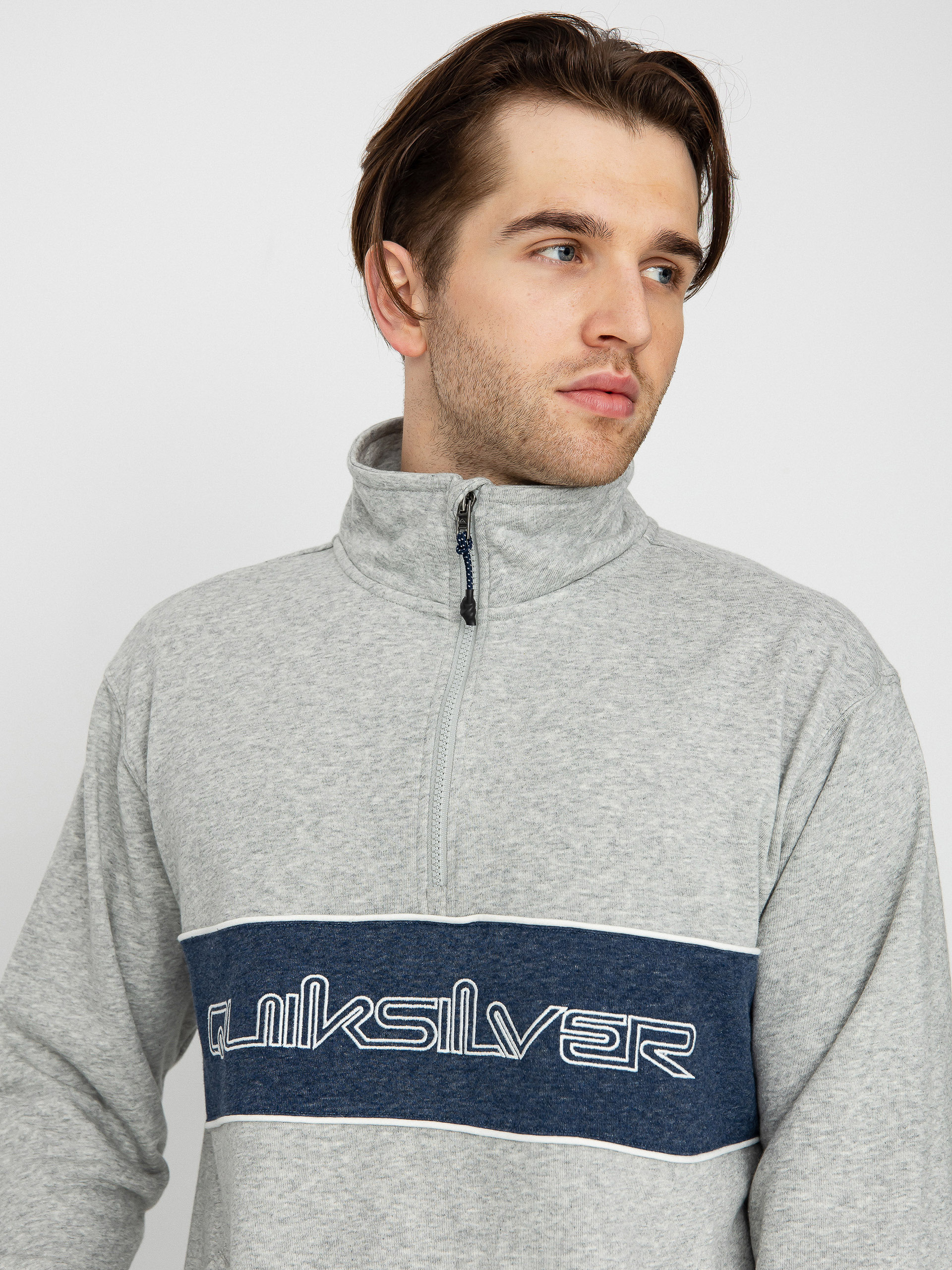 Quiksilver Bold Omni Sweatshirt (light grey heather)